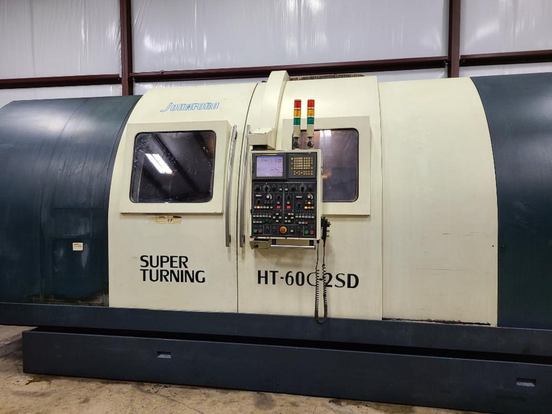 JOHNFORD CNC SUPER TURNING CNC HT-60C-2SD FANUC 18I-TB; YEAR 2006 - Image 8 of 13