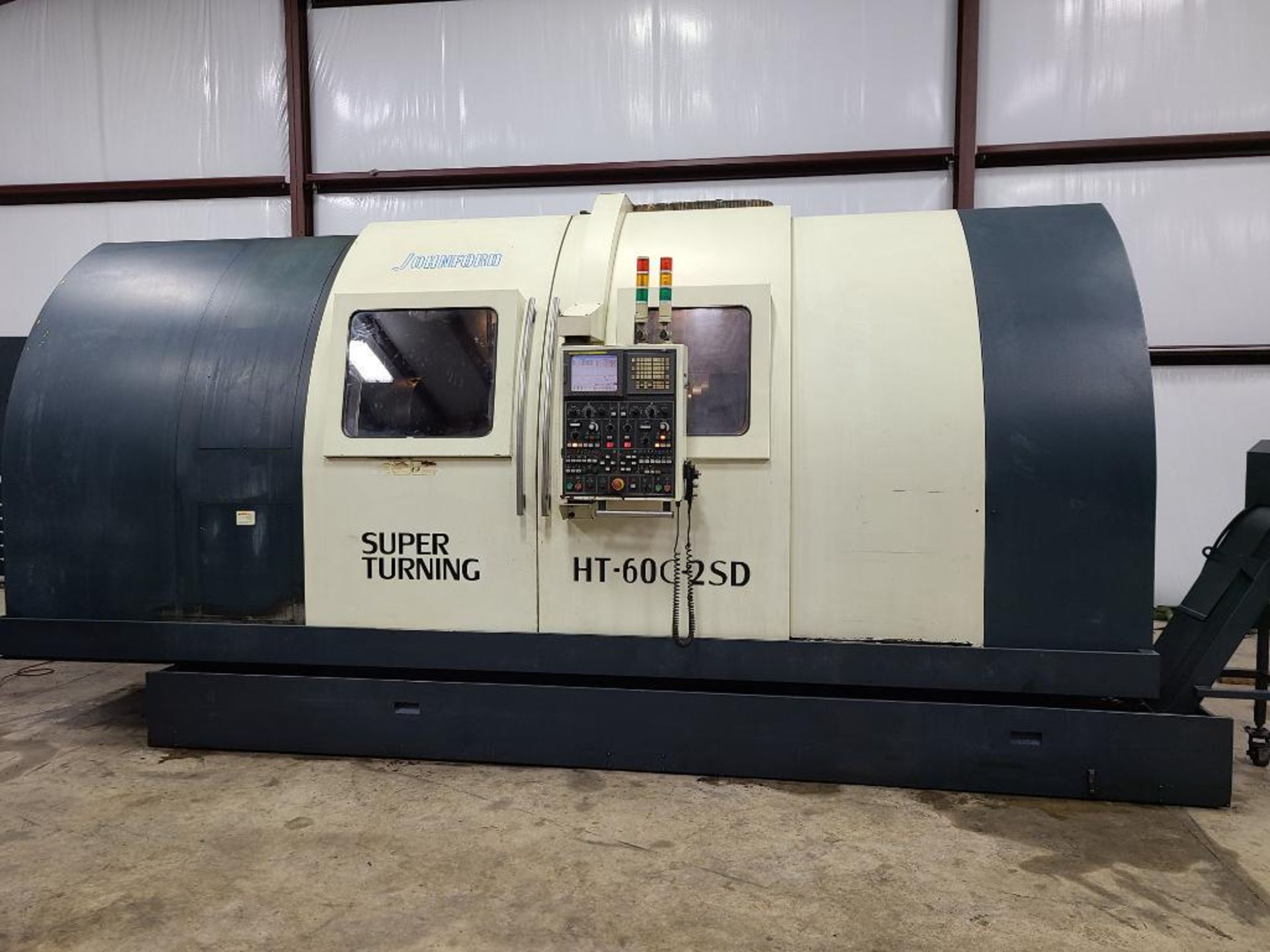 JOHNFORD CNC SUPER TURNING CNC HT-60C-2SD FANUC 18I-TB; YEAR 2006 - Image 9 of 13