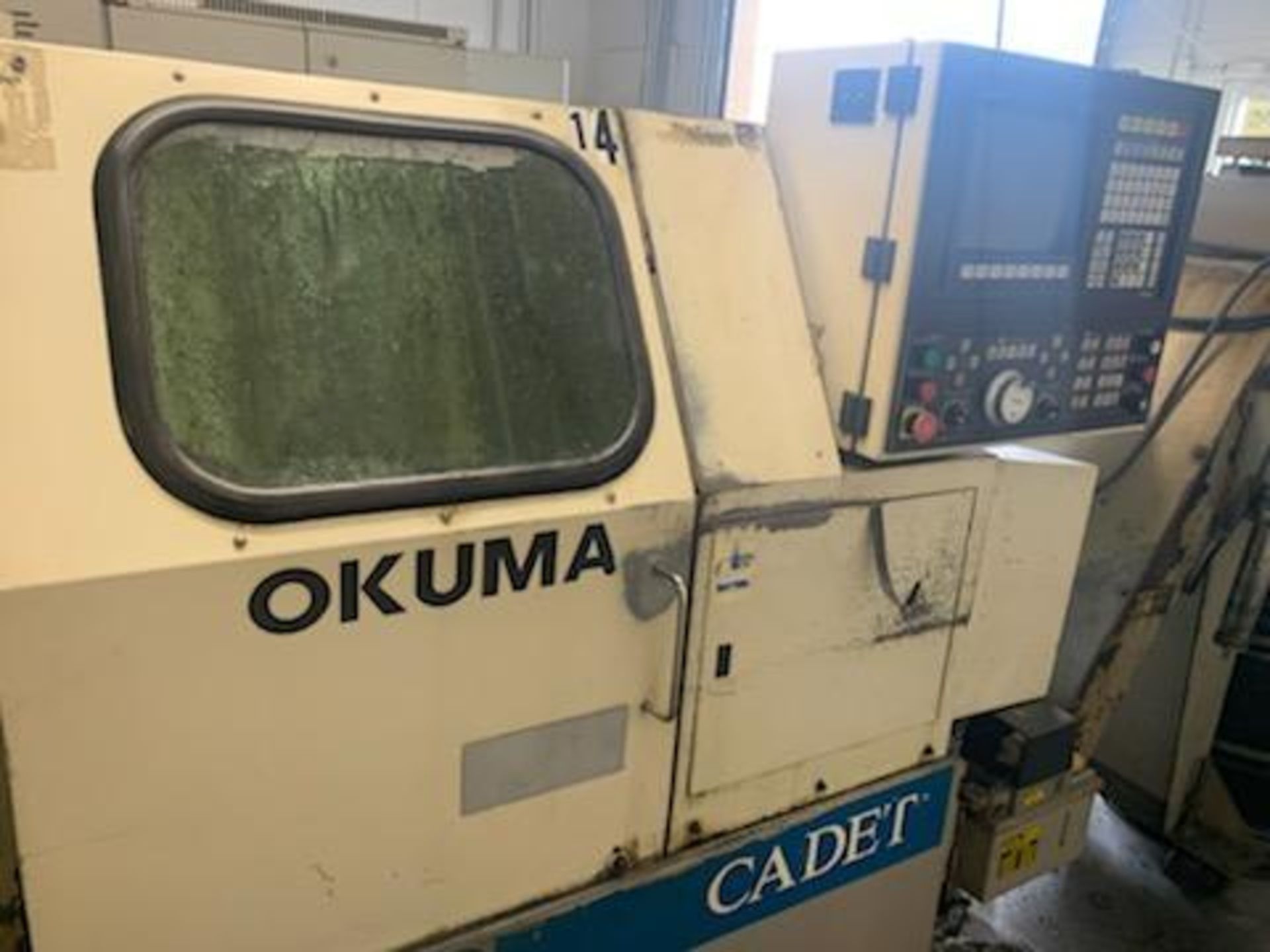 OKUMA CADET LNC8 CNC LATHE; YEAR 1996 - Image 4 of 7