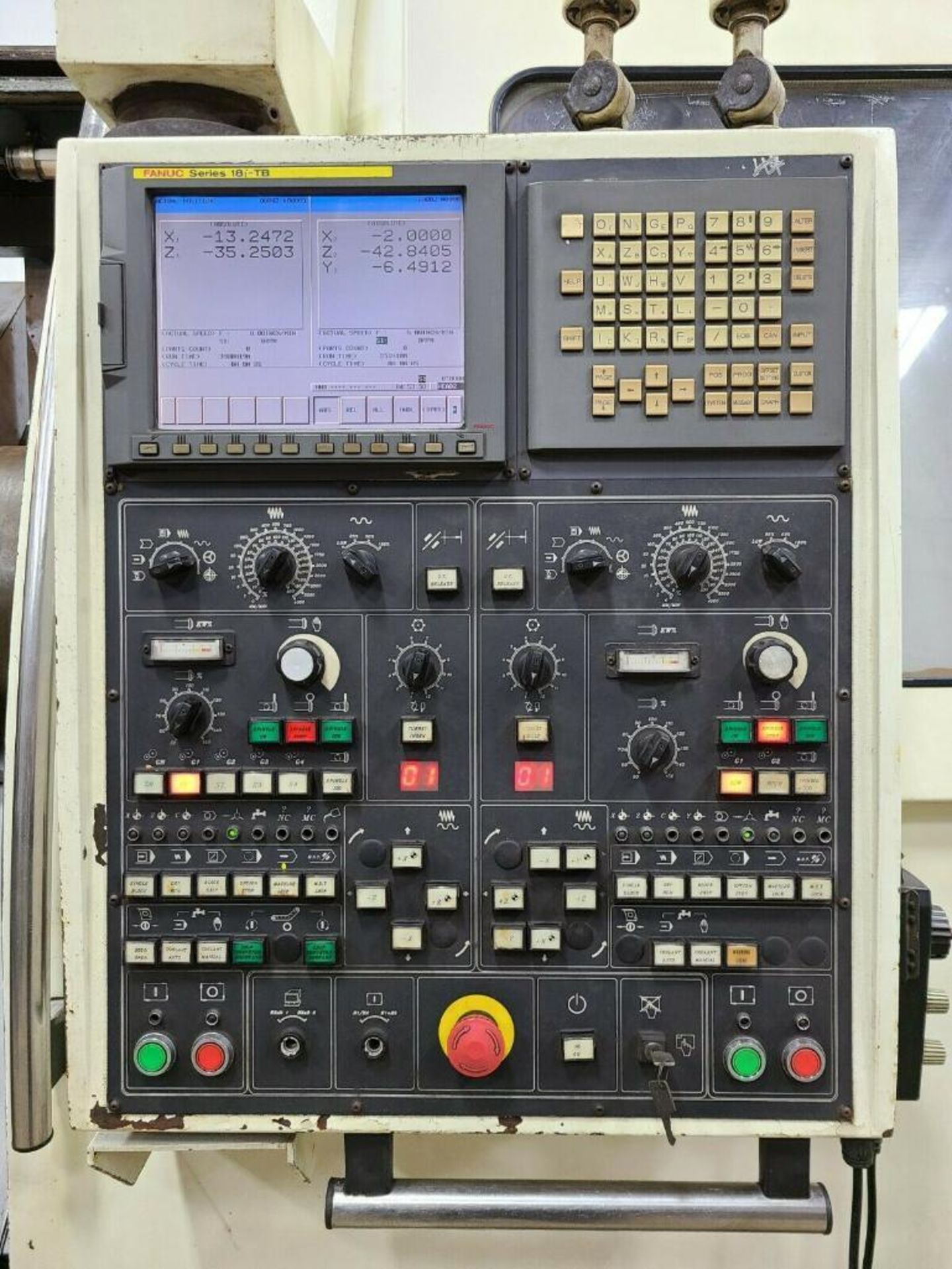 JOHNFORD CNC SUPER TURNING CNC HT-60C-2SD FANUC 18I-TB; YEAR 2006 - Image 12 of 13