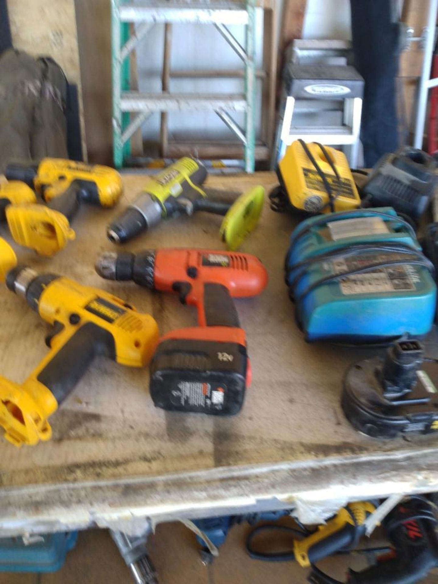 (LOT) ASSORTED CORDLESS ELECTRIC HAND TOOLS, CHARGERS, BATTERIES - Image 2 of 4