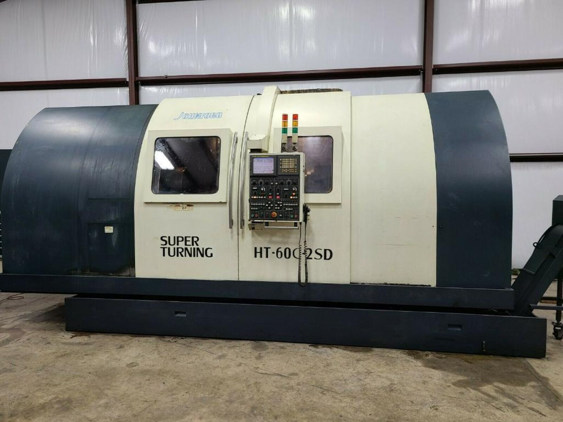 JOHNFORD CNC SUPER TURNING CNC HT-60C-2SD FANUC 18I-TB; YEAR 2006 - Image 11 of 13