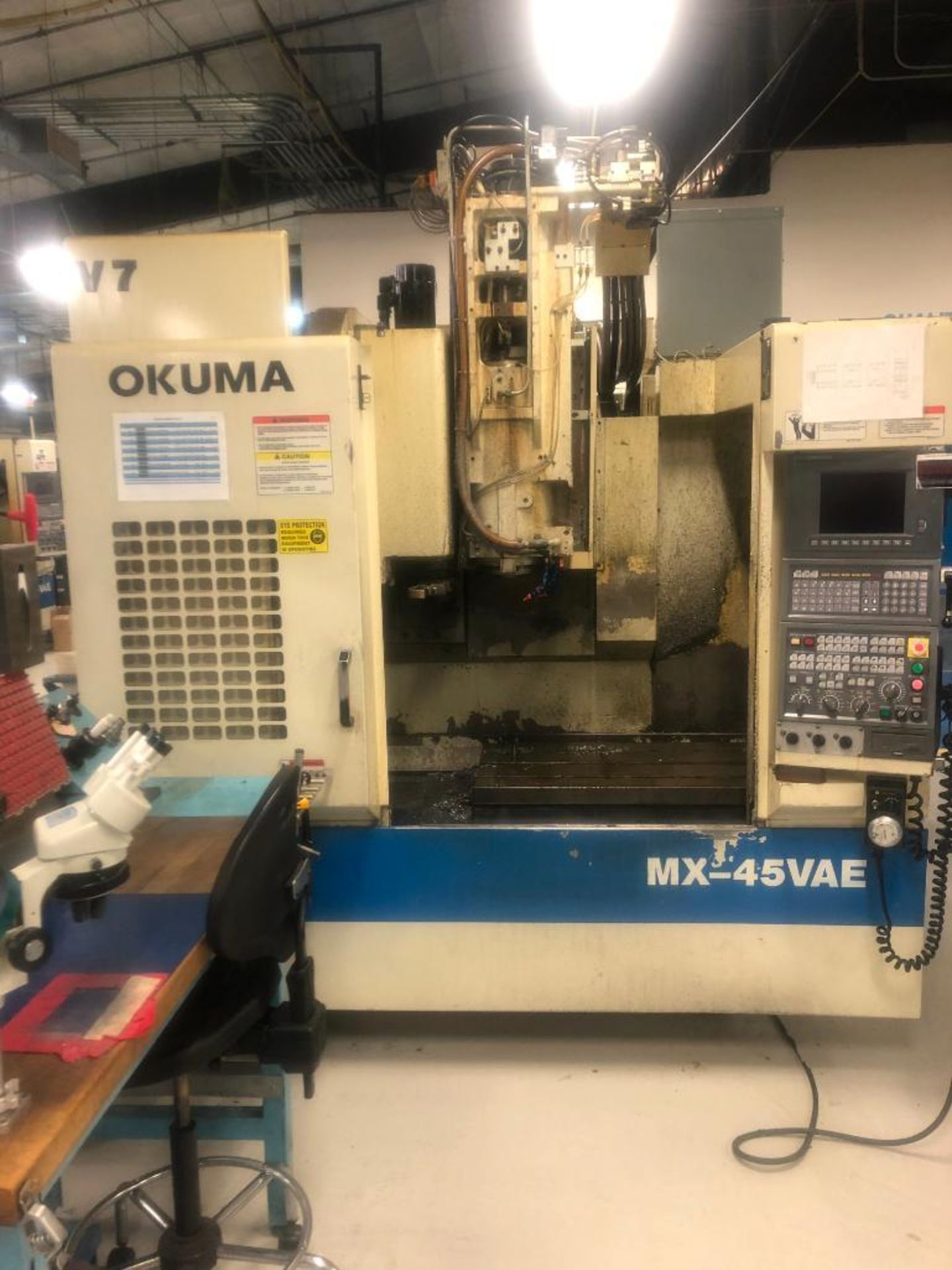 OKUMA CNC VERTICAL MACHINING CENTER; MODEL MX-45VAE; YEAR 1998 - Image 2 of 4