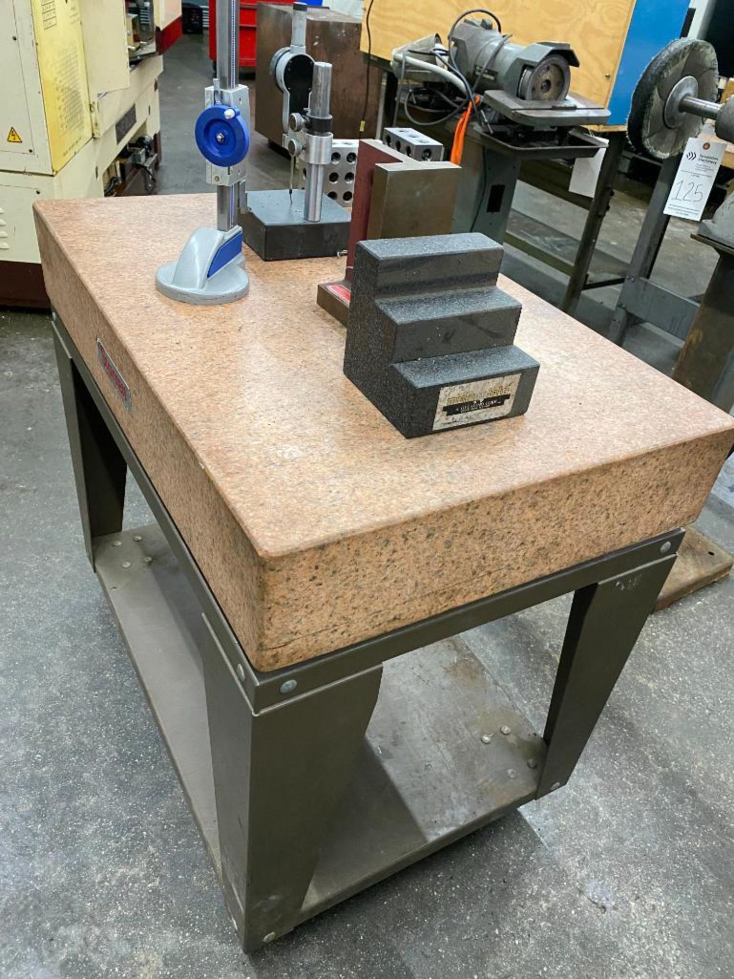 STARRETT SURFACE PLATE, SUBURBAN PRECISION ANGLE PLATE AND MITUTOYO INSPECTION EQUIPMENT - Image 5 of 6