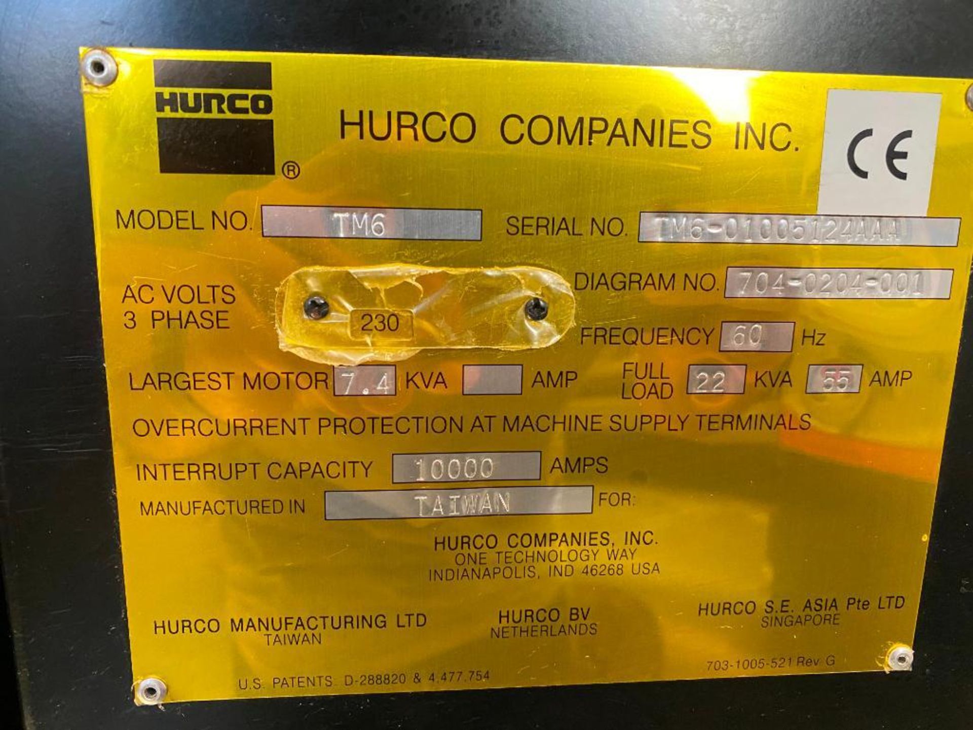 HURCO TM-6 CNC TURNING CENTER; COLLET CHUCK; 3-JAW HYDRAULIC CHUCK - Image 9 of 11