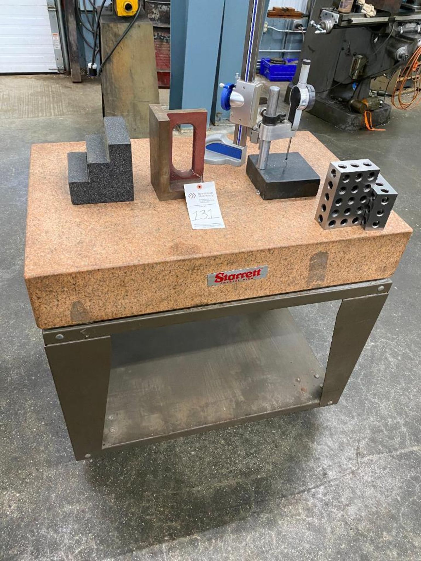 STARRETT SURFACE PLATE, SUBURBAN PRECISION ANGLE PLATE AND MITUTOYO INSPECTION EQUIPMENT