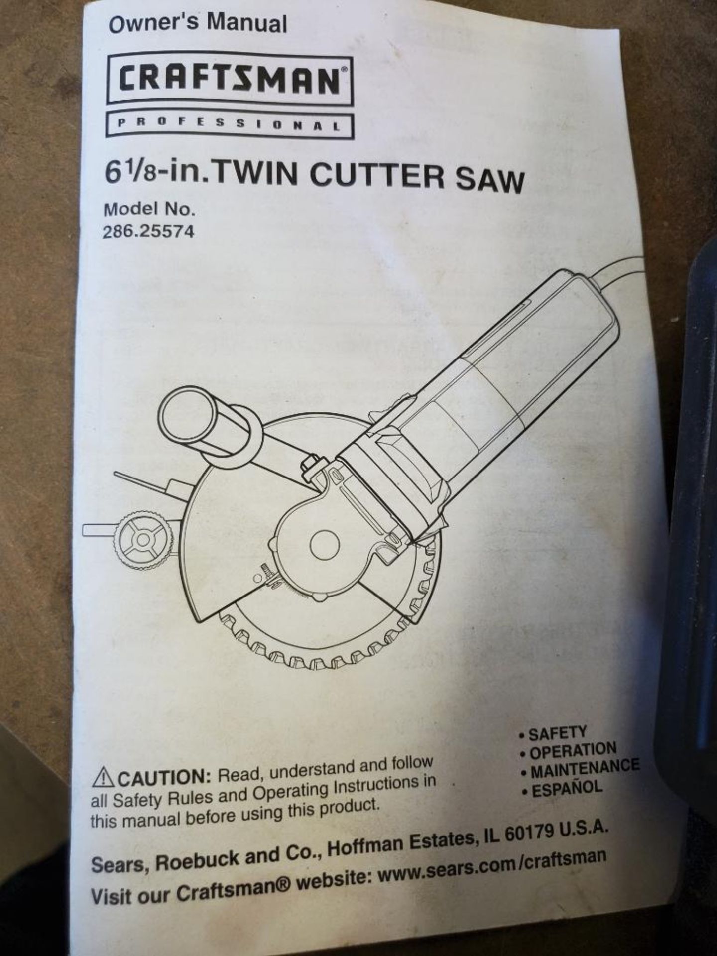 CRAFTSMAN TWIN CUTTER SAW - Image 5 of 5