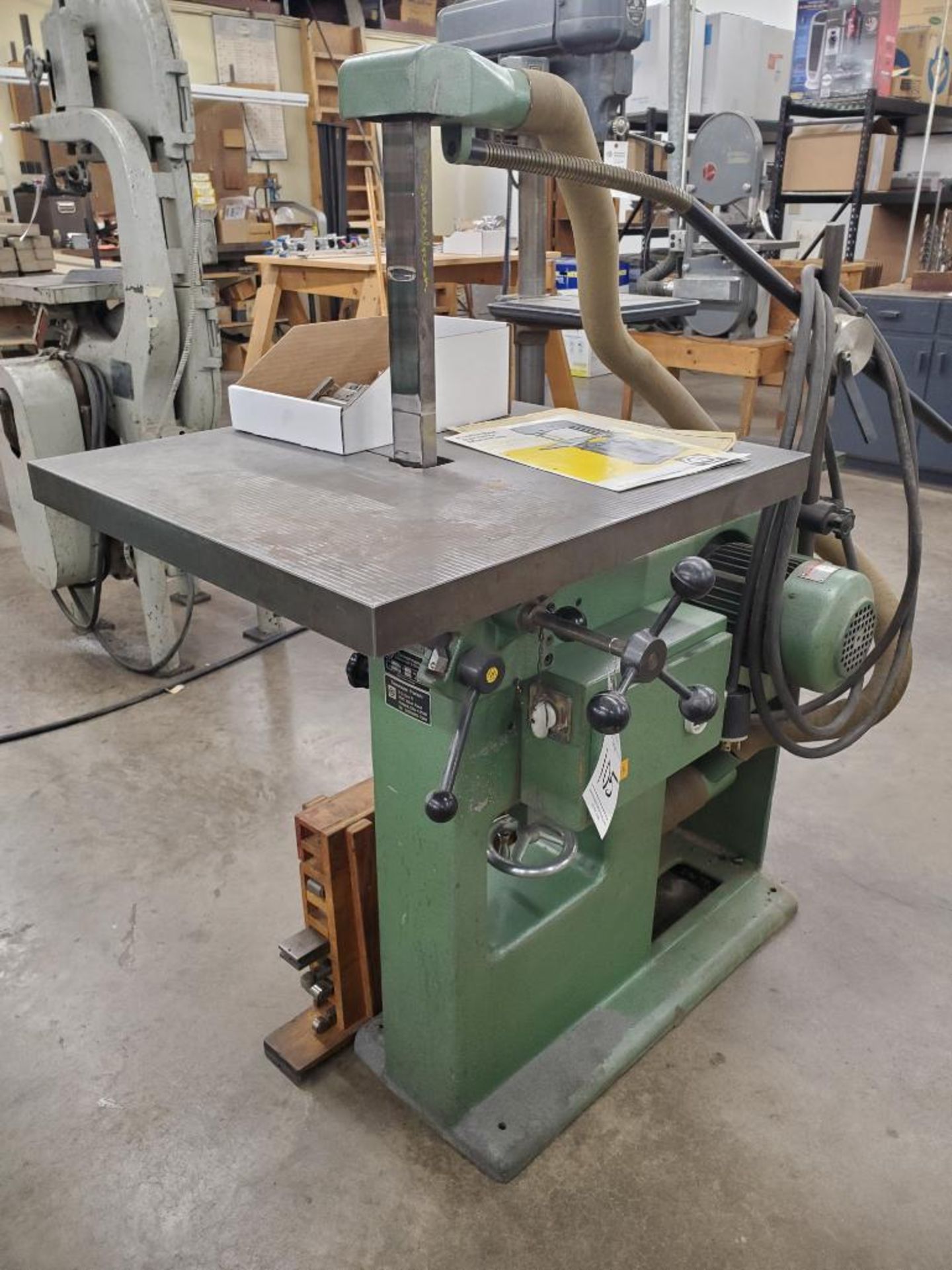 ZIMMERMAN PROFILER BELT SANDER; WITH PROFILE BARS AND EXTRA BELTS