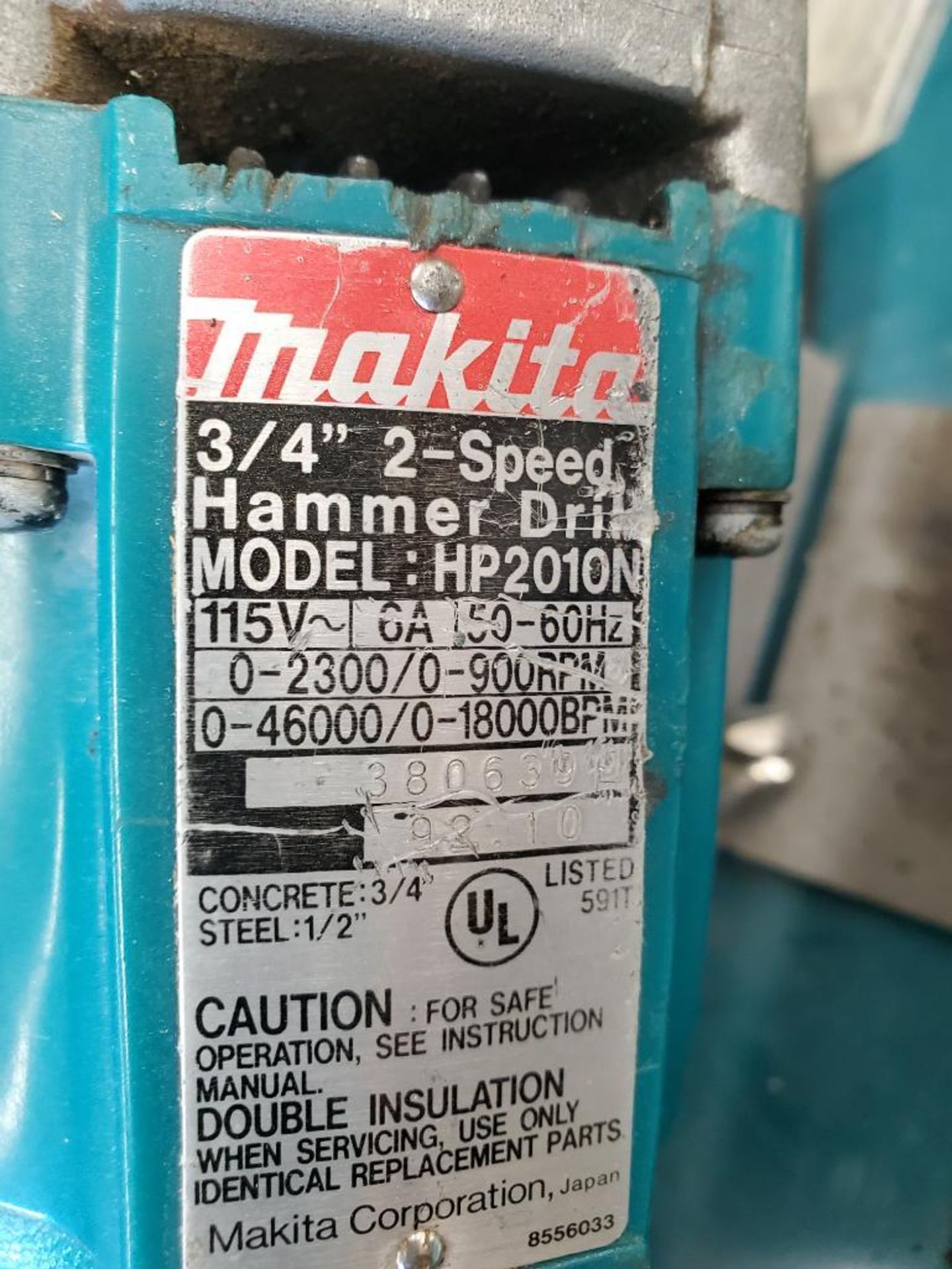 MAKITA HAMMER DRILL - Image 3 of 3