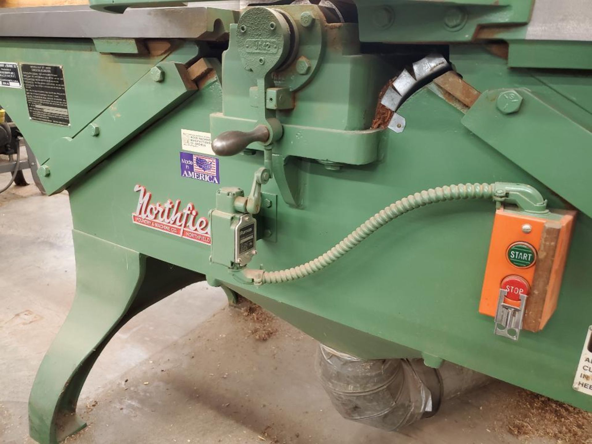 NORTHFIELD 16-HD 16" JOINTER PLANER; WITH KNIFE GRINDING AND JOINTING ATTACHMENT - Image 6 of 13