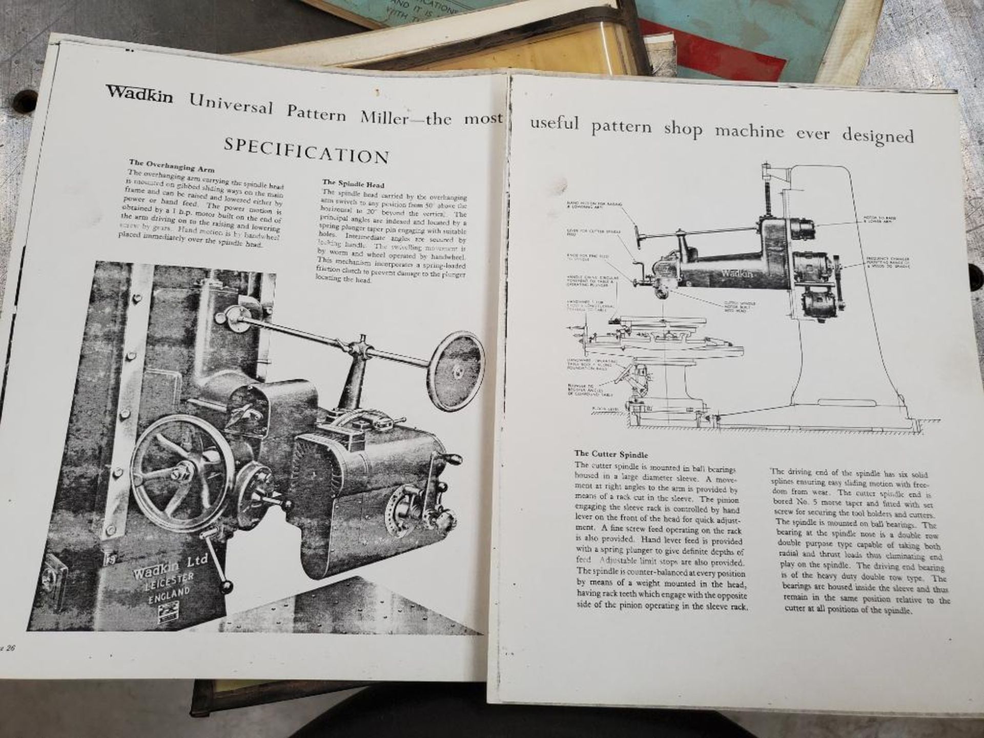 WADKIN PATTERN MILLING MACHINE - Image 9 of 16