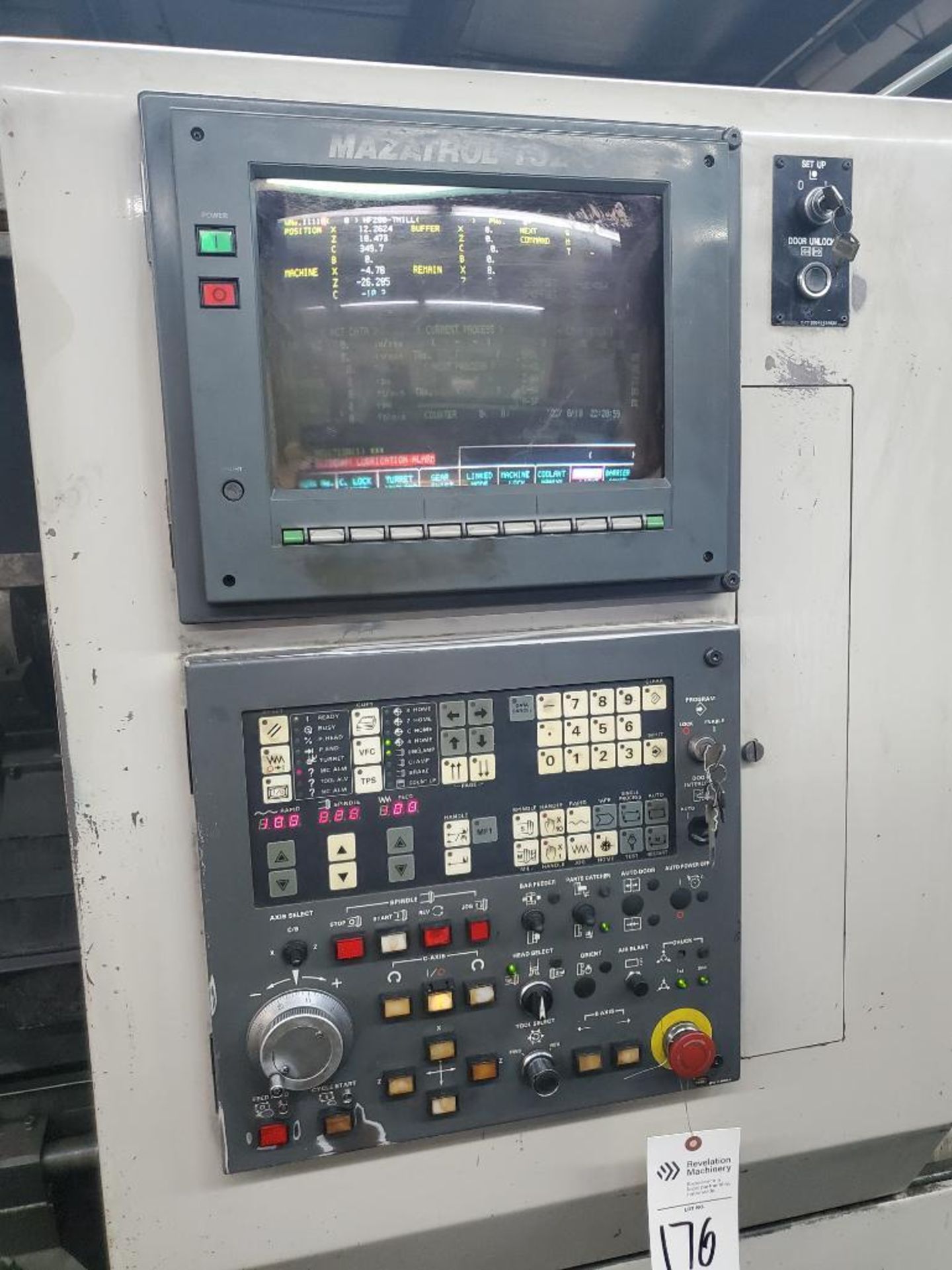 MAZAK SUPER QUICK TURN 28MS CNC LATHE WITH MILLING AND SUB SPINDLE; YR 1993 - Image 4 of 14