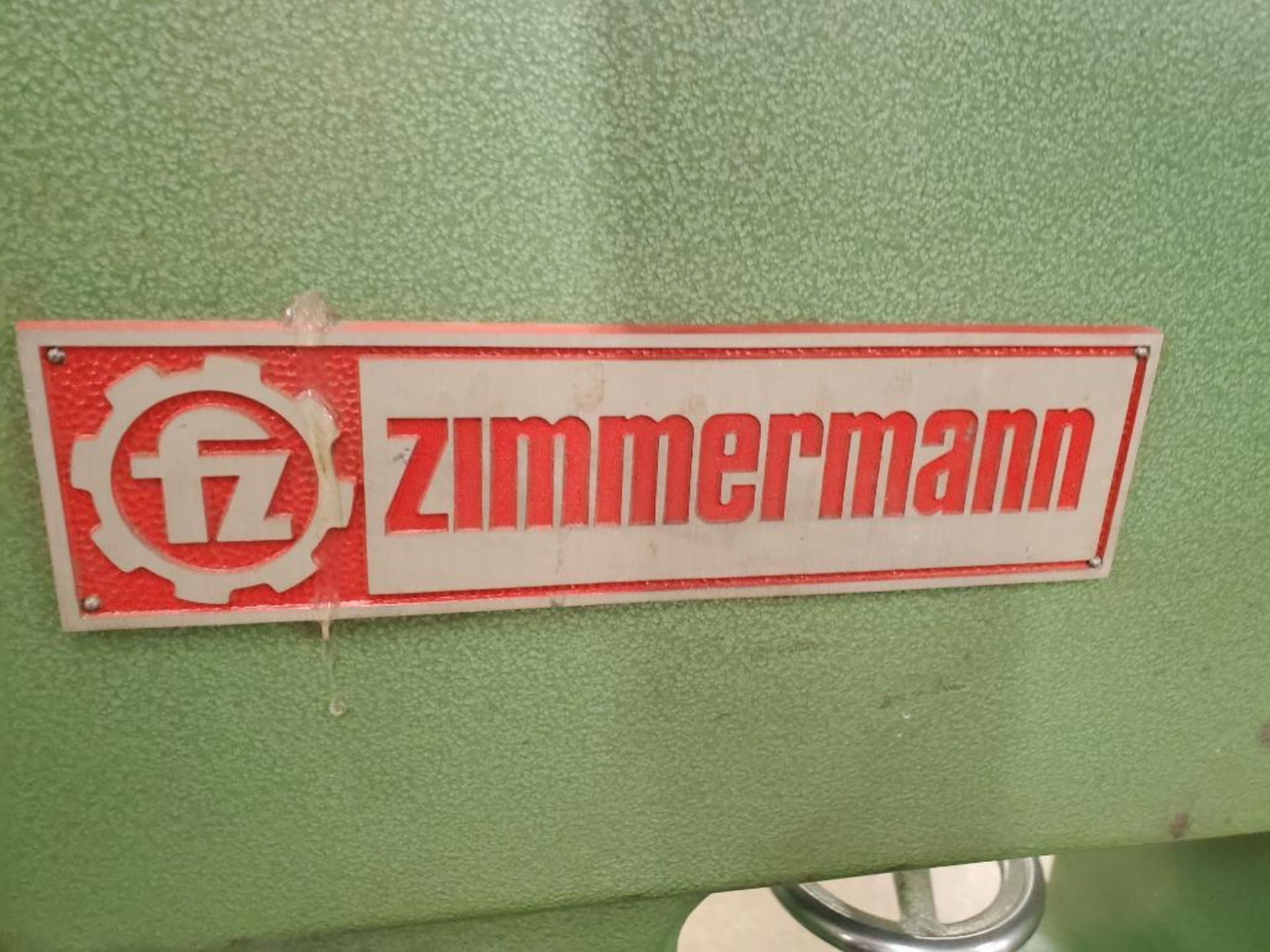 ZIMMERMAN PROFILER BELT SANDER; WITH PROFILE BARS AND EXTRA BELTS - Image 12 of 12