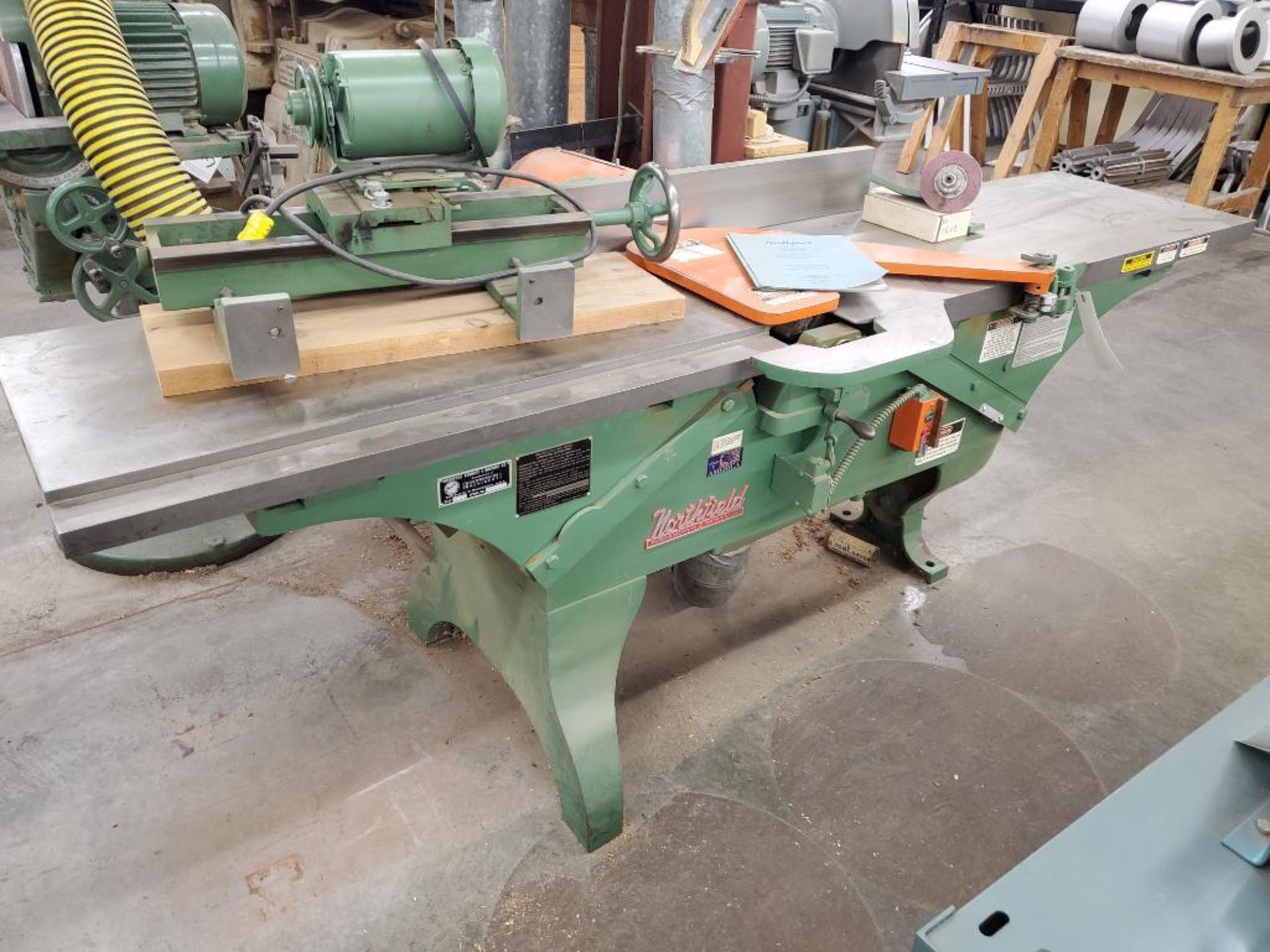 NORTHFIELD 16-HD 16" JOINTER PLANER; WITH KNIFE GRINDING AND JOINTING ATTACHMENT