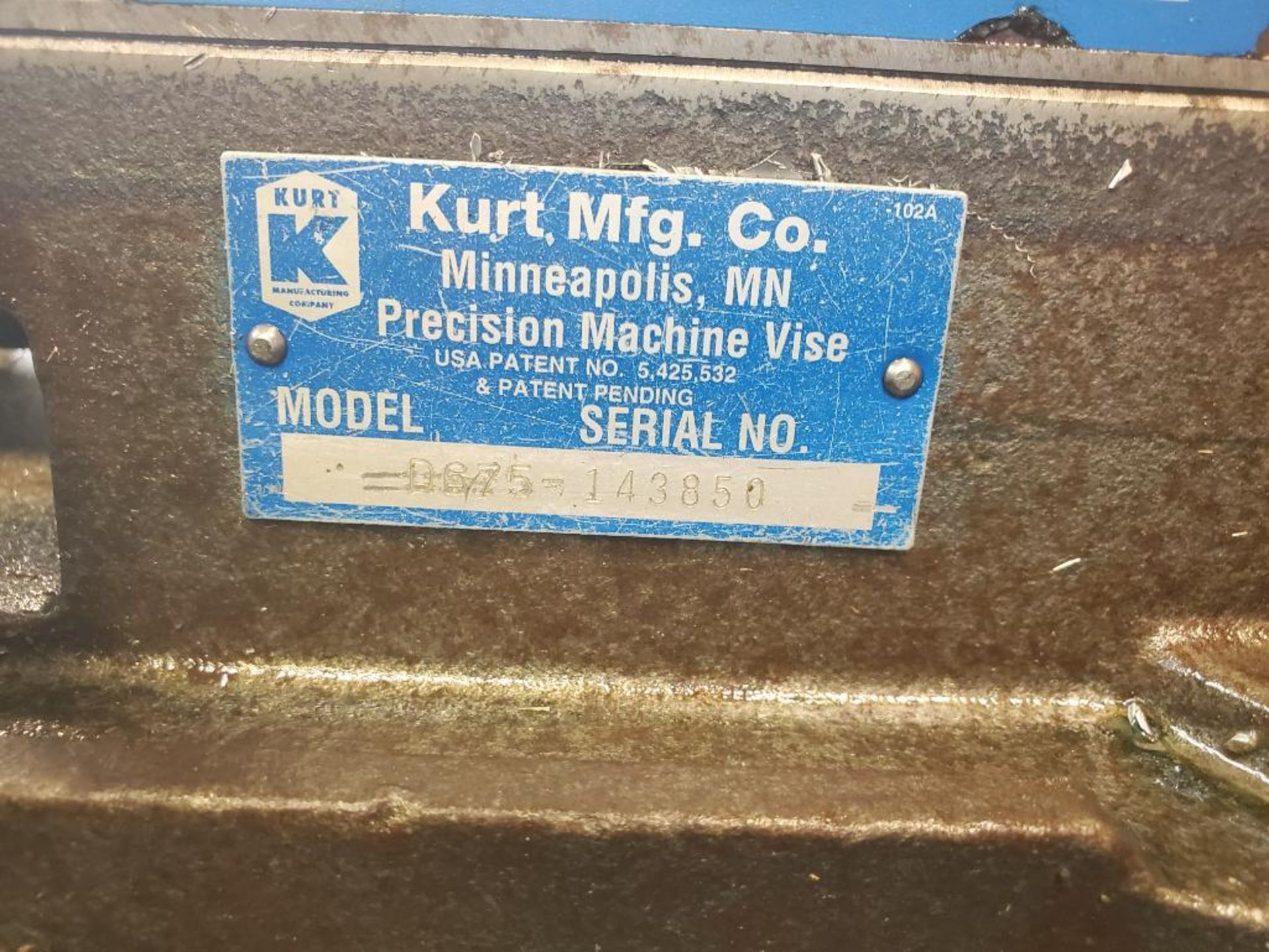 KURT ANGLOCK 6" MILLING MACHINE VISE - Image 6 of 6