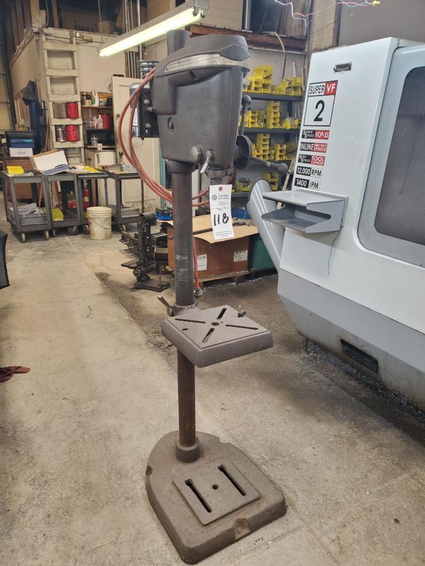 DRILL PRESS WITH DAYTON MOTOR