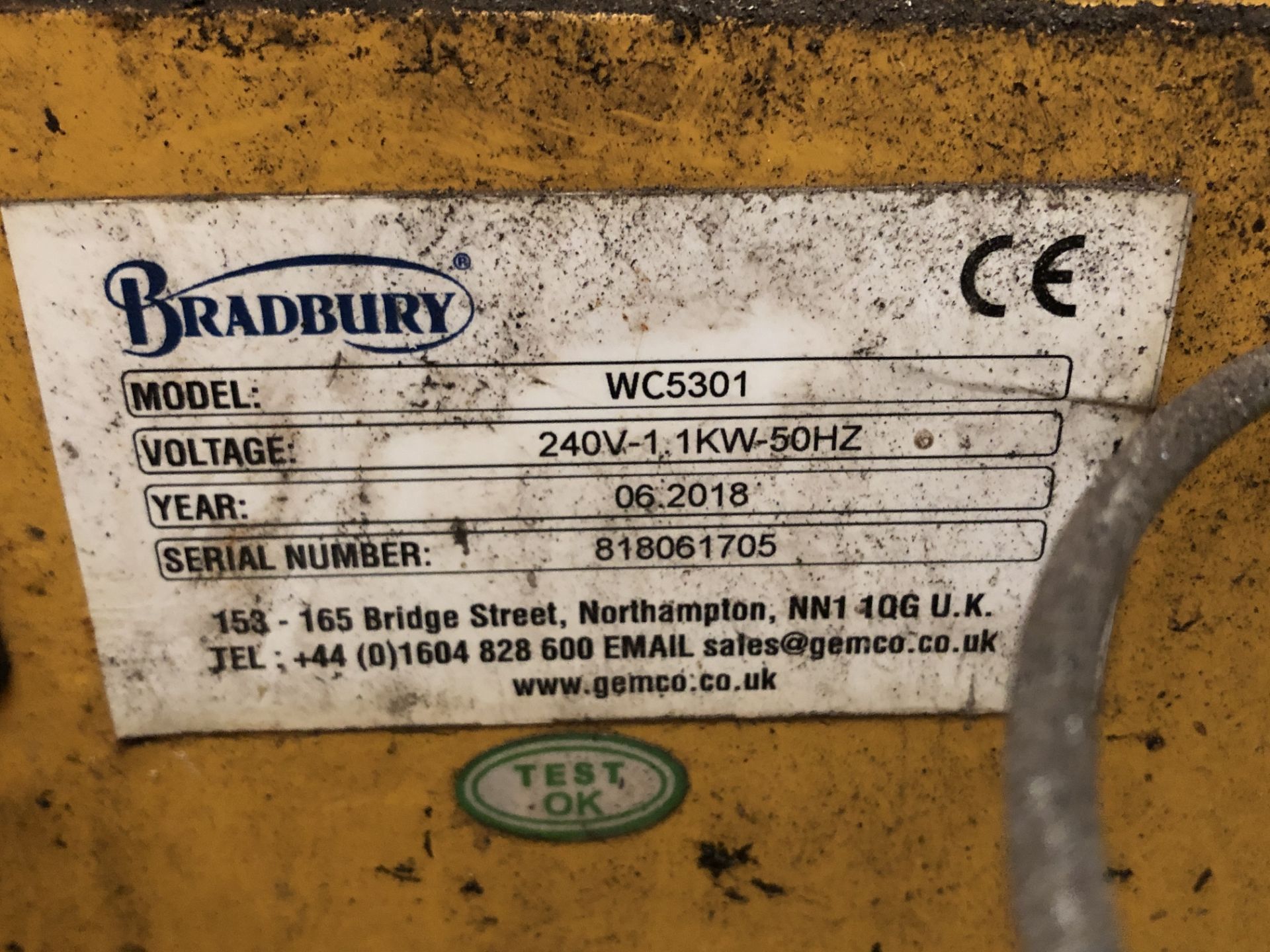 Bradbury WC5301 Tyre Changer - Image 4 of 4
