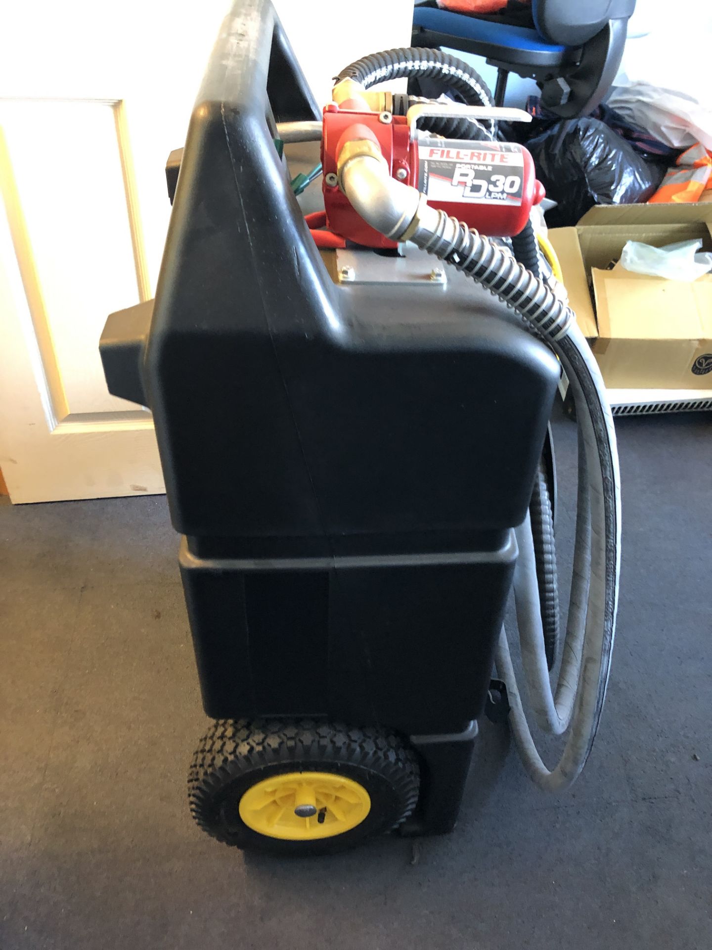 Cemo 95 Litre Fuel Trolley with Electric Pump - Image 3 of 5