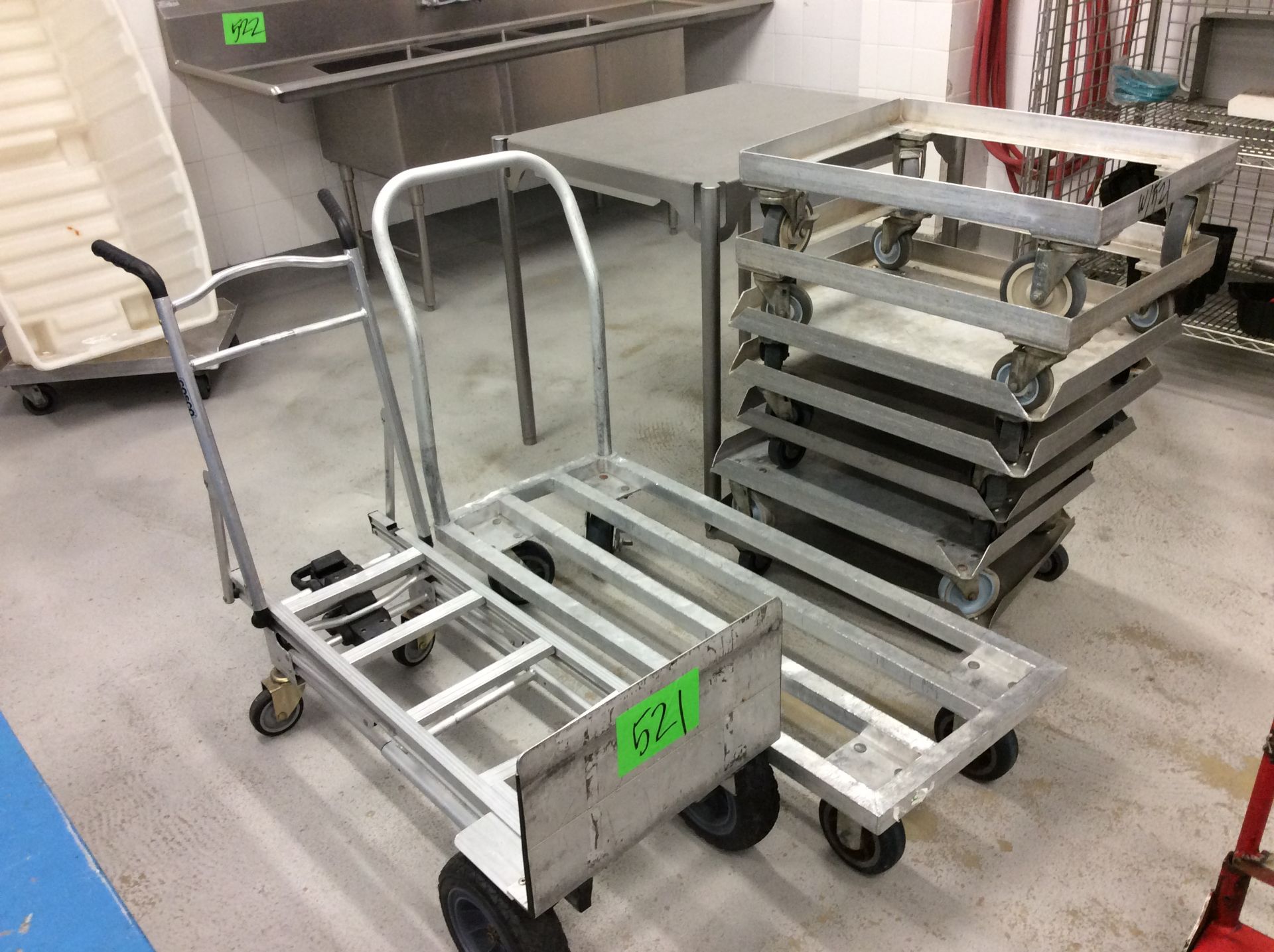 Hand Trucks, Aluminum Dollies and Table