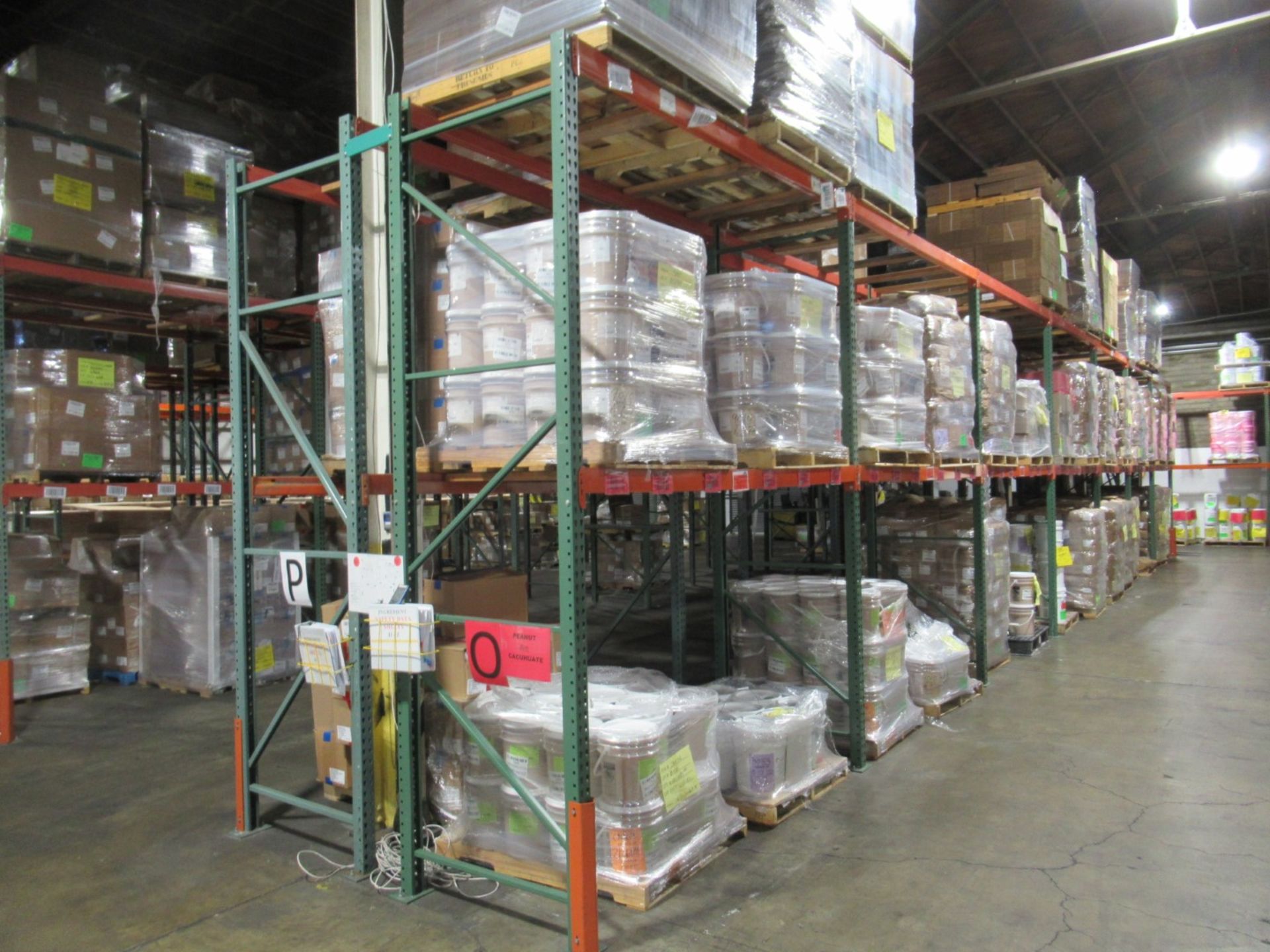 Double Row of Pallet Racking