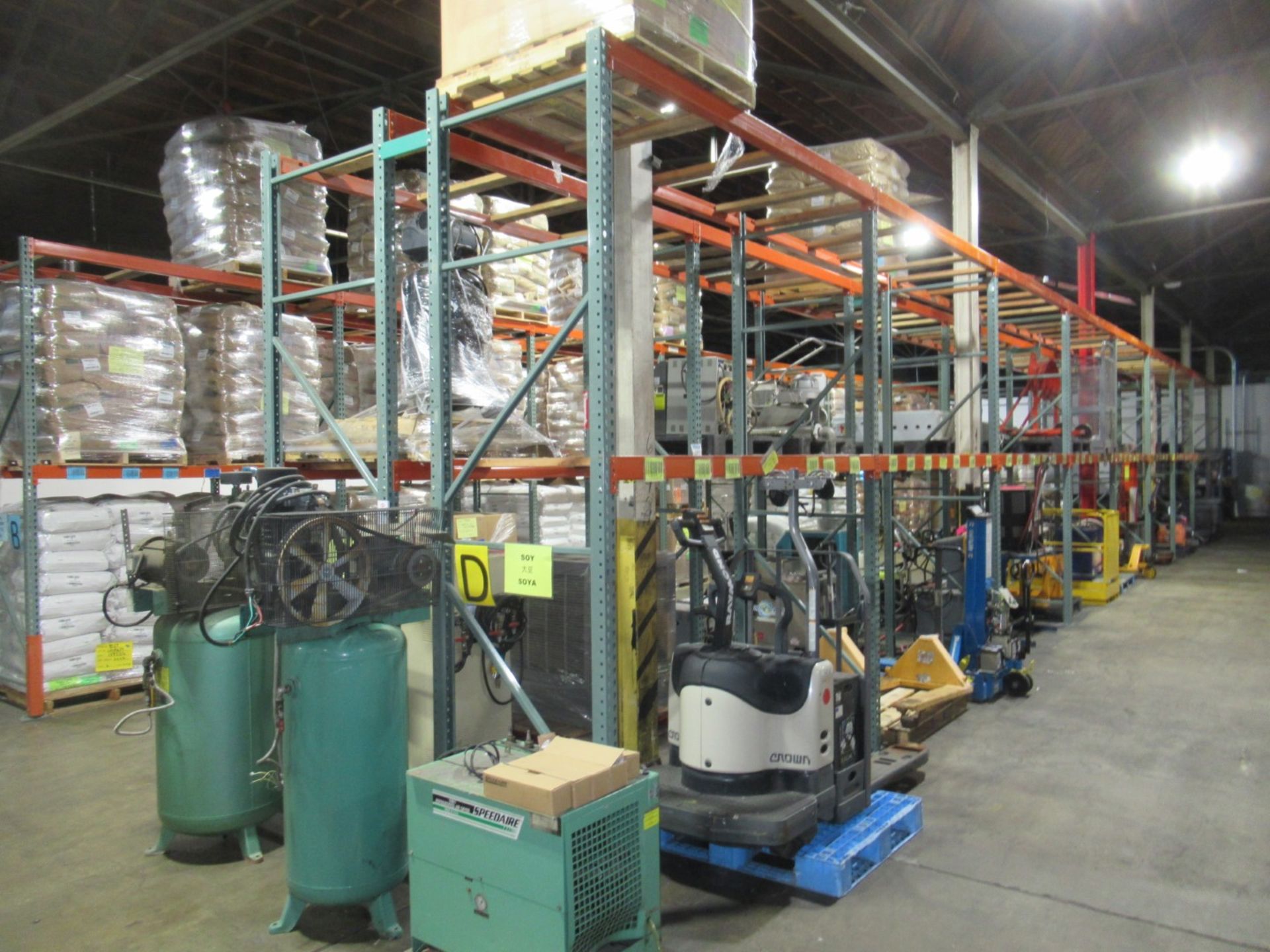 Double Row of Pallet Racking