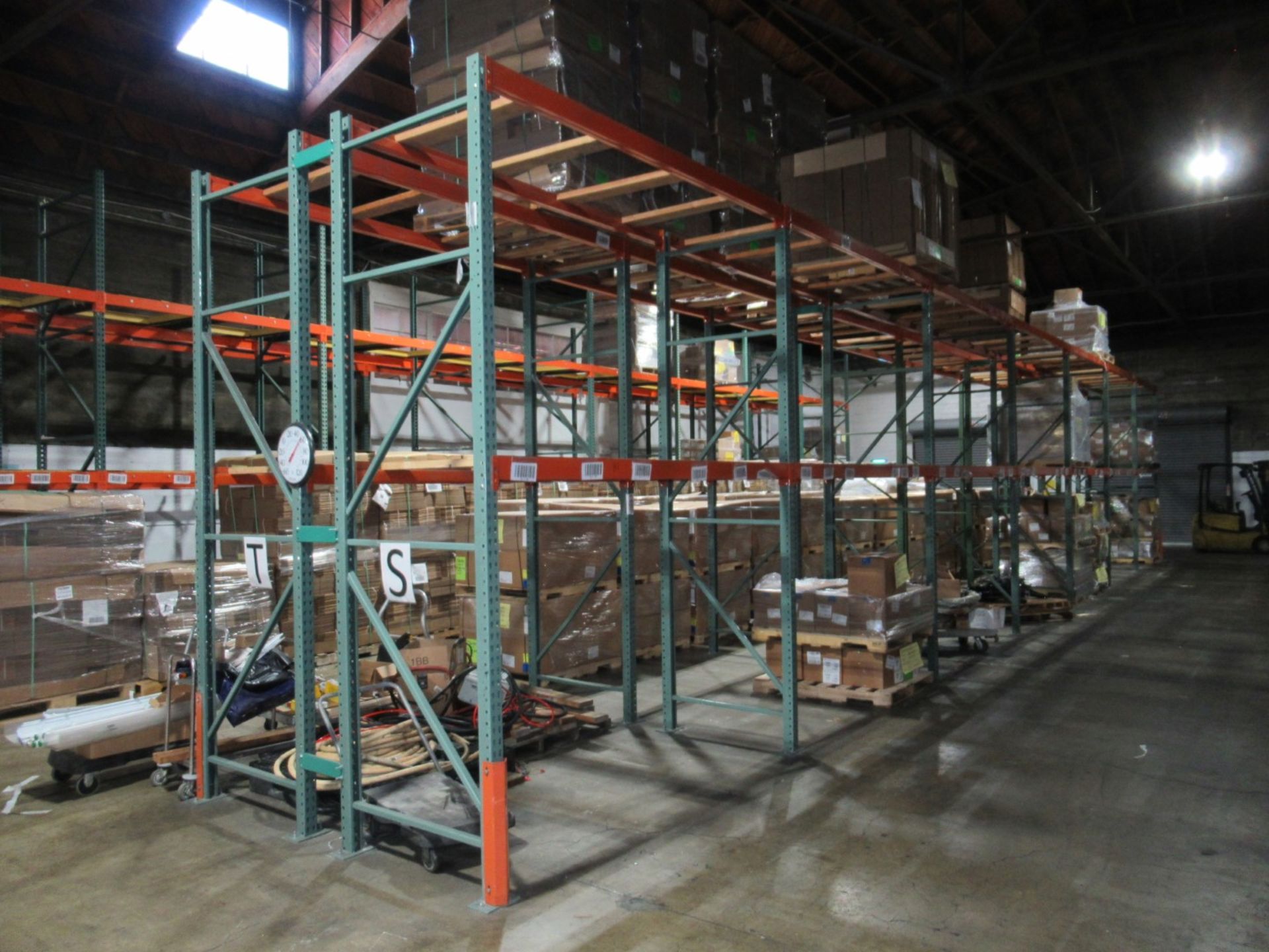 Double Row of Pallet Racking