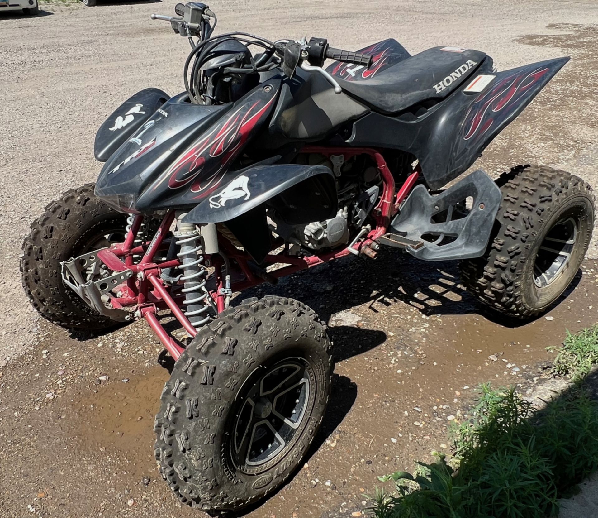 2007 HONDA TRX 450R FOUR WHEELER - Image 2 of 2