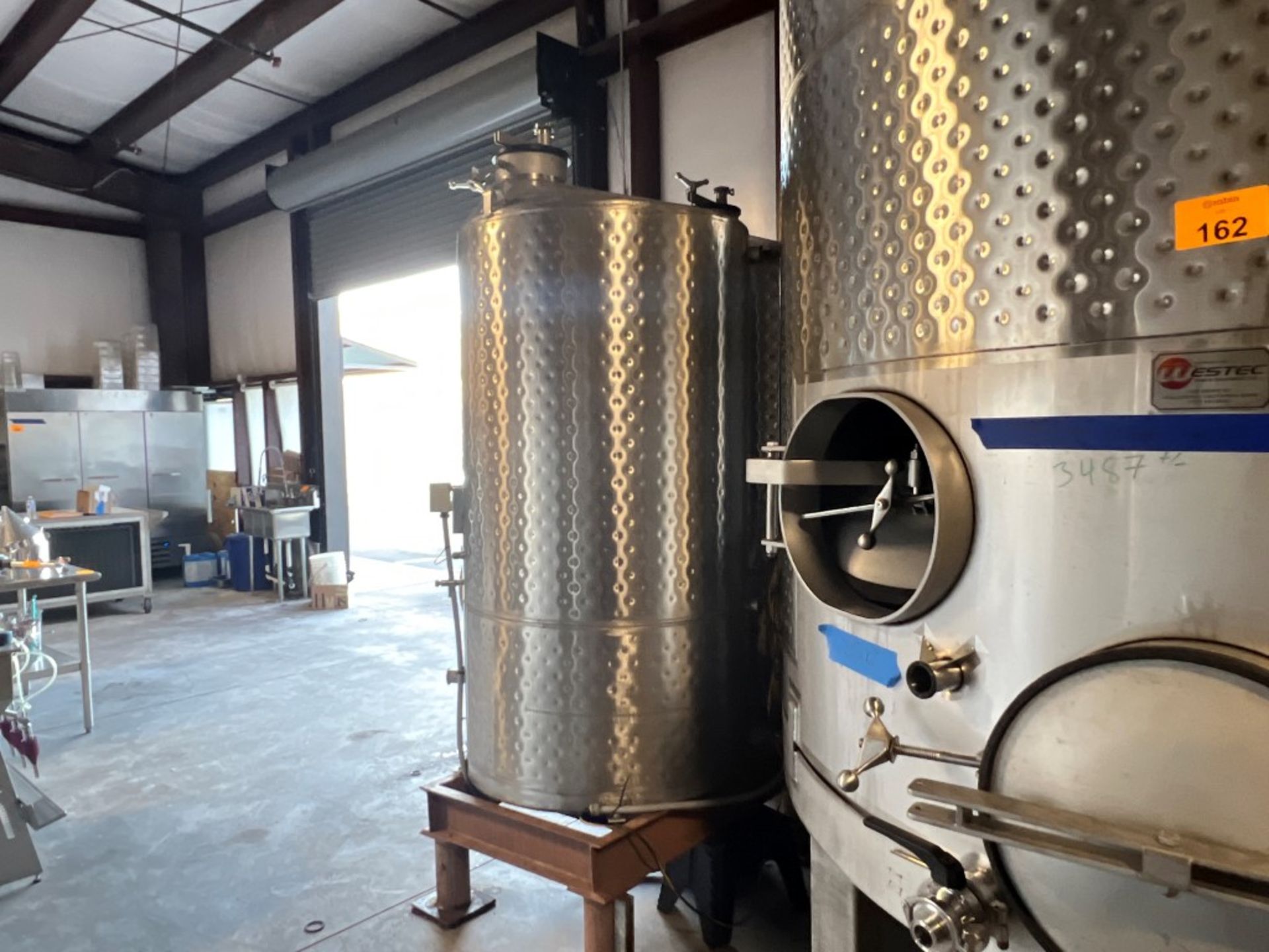 375 gal Stainless Wine Fermenting Tank - Image 3 of 8