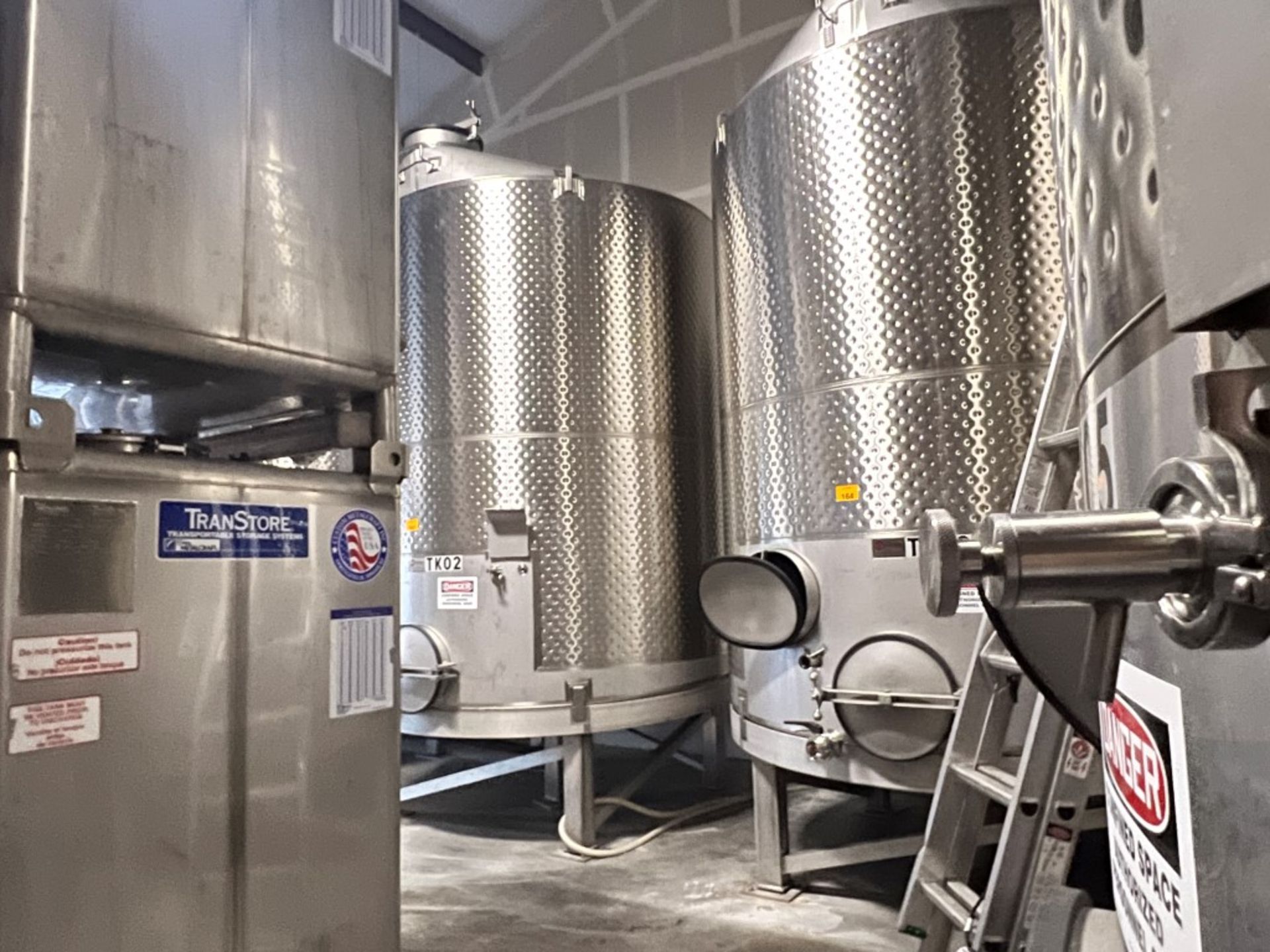 4000 gal Stainless Wine Fermenting Tank