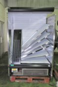 Refrigeration Display Unit - L 1320 x W 900 x H 2060 mm - Side panel not attached in need