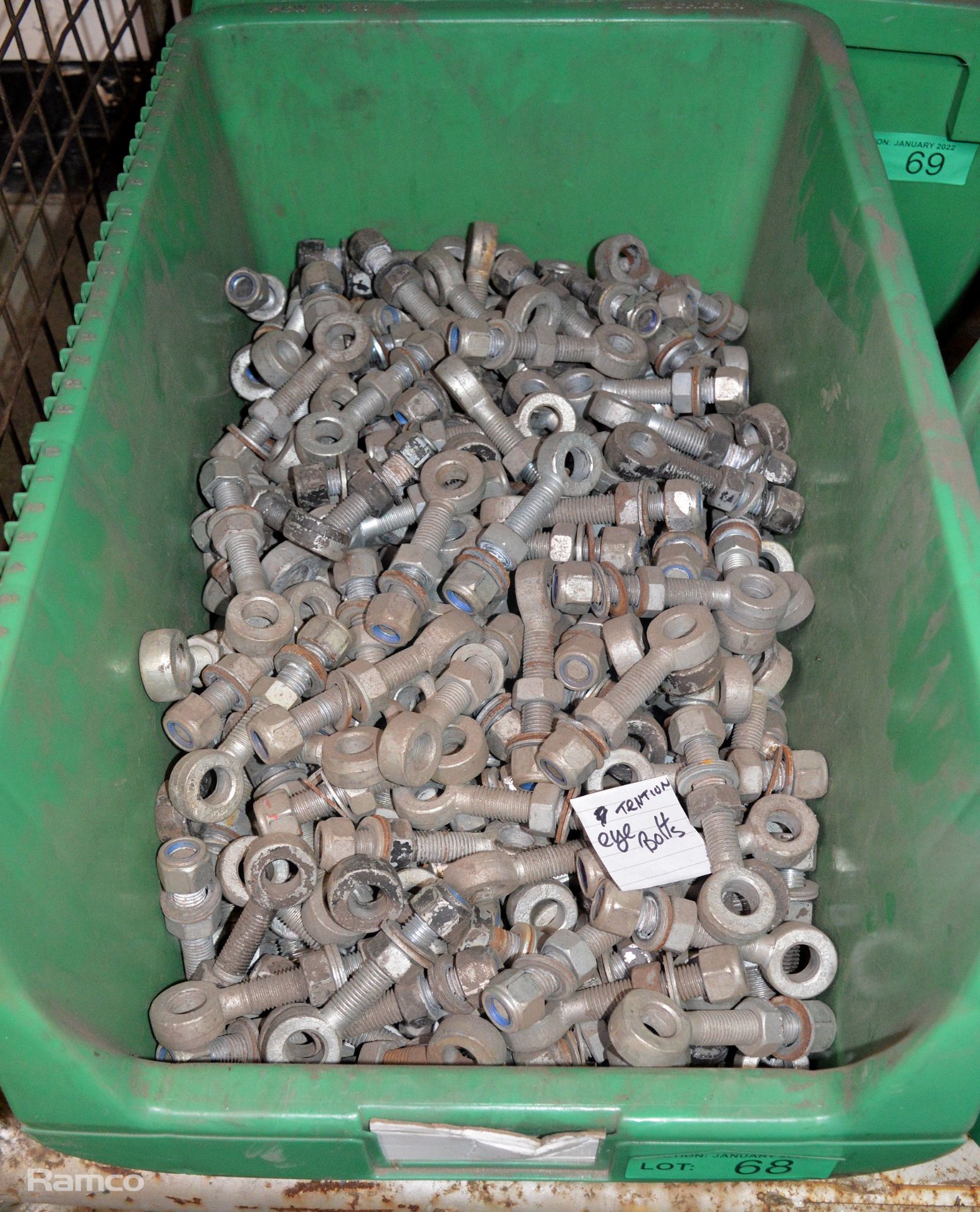 M18 eye bolts - approx 50