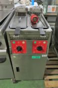 FRIFRI Twin Fryer YF42202 - L400 x W650 x H1000mm