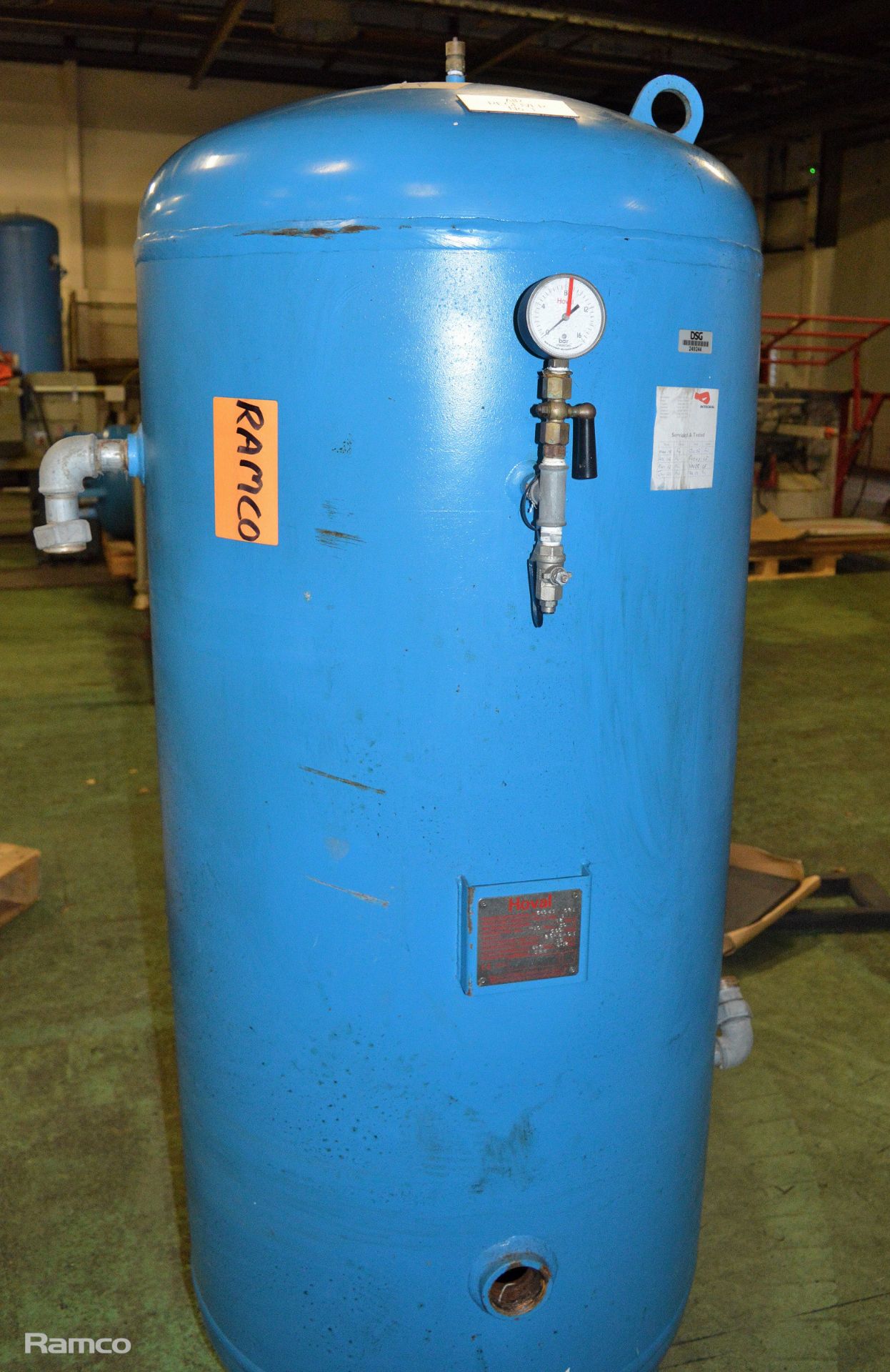 Ingersoll Rand MH11 SSR industrial compressor - hours run 40406.74, Hoval pressure vessel - Image 10 of 13