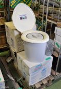 3x Elsen Oxford portable chemical toilets - 25L capacity
