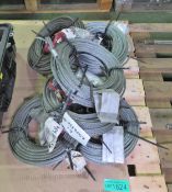 7x coils of wire rope for trifor jacks - approx 30M per coil