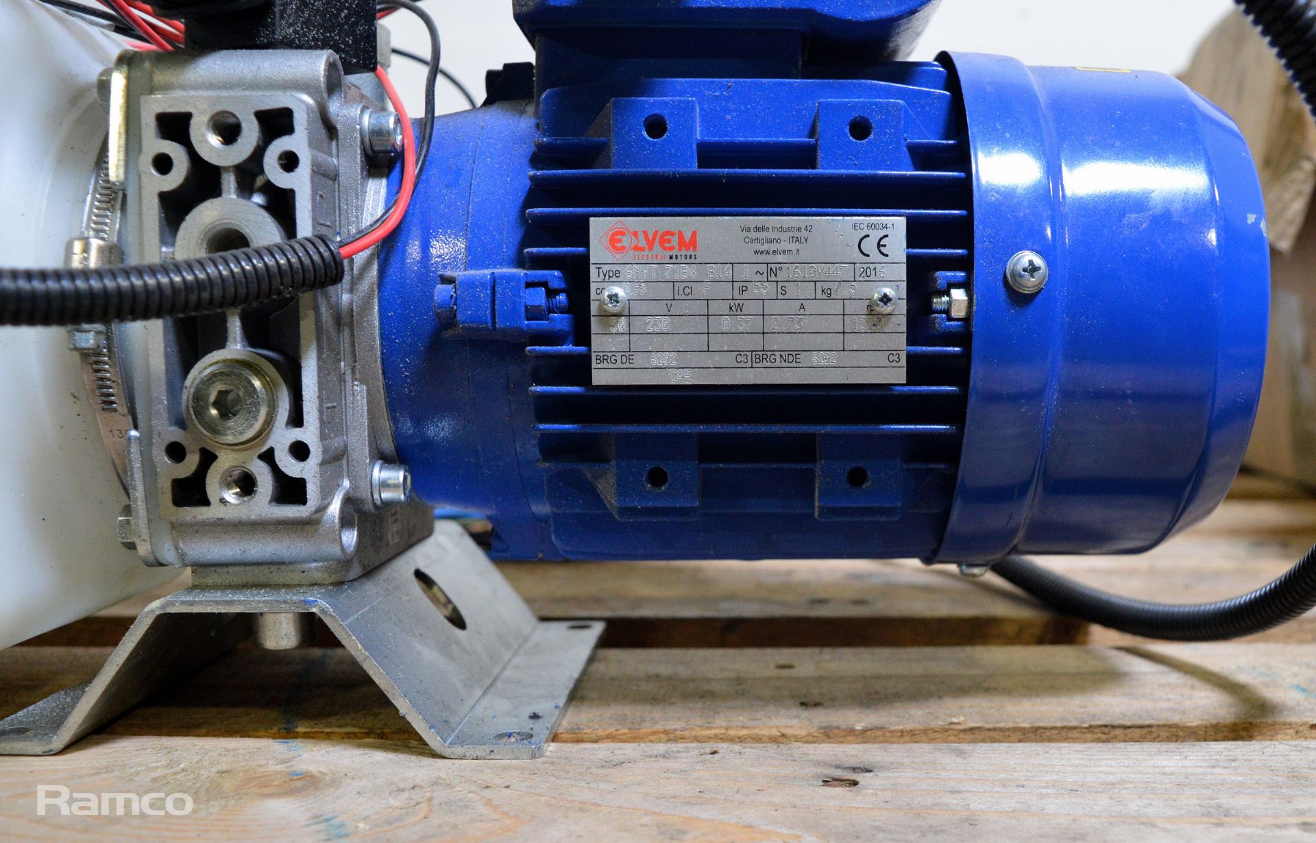Elvem hydraulic power pump unit - 230v - Image 2 of 3