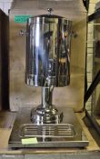 Stainless Steel Drinks Urn W 270mm x D 380mm x H 530mm