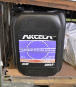 Akcela Transaxle fluid - 80W-140 - 20L - can only be sent via pallet delivery service