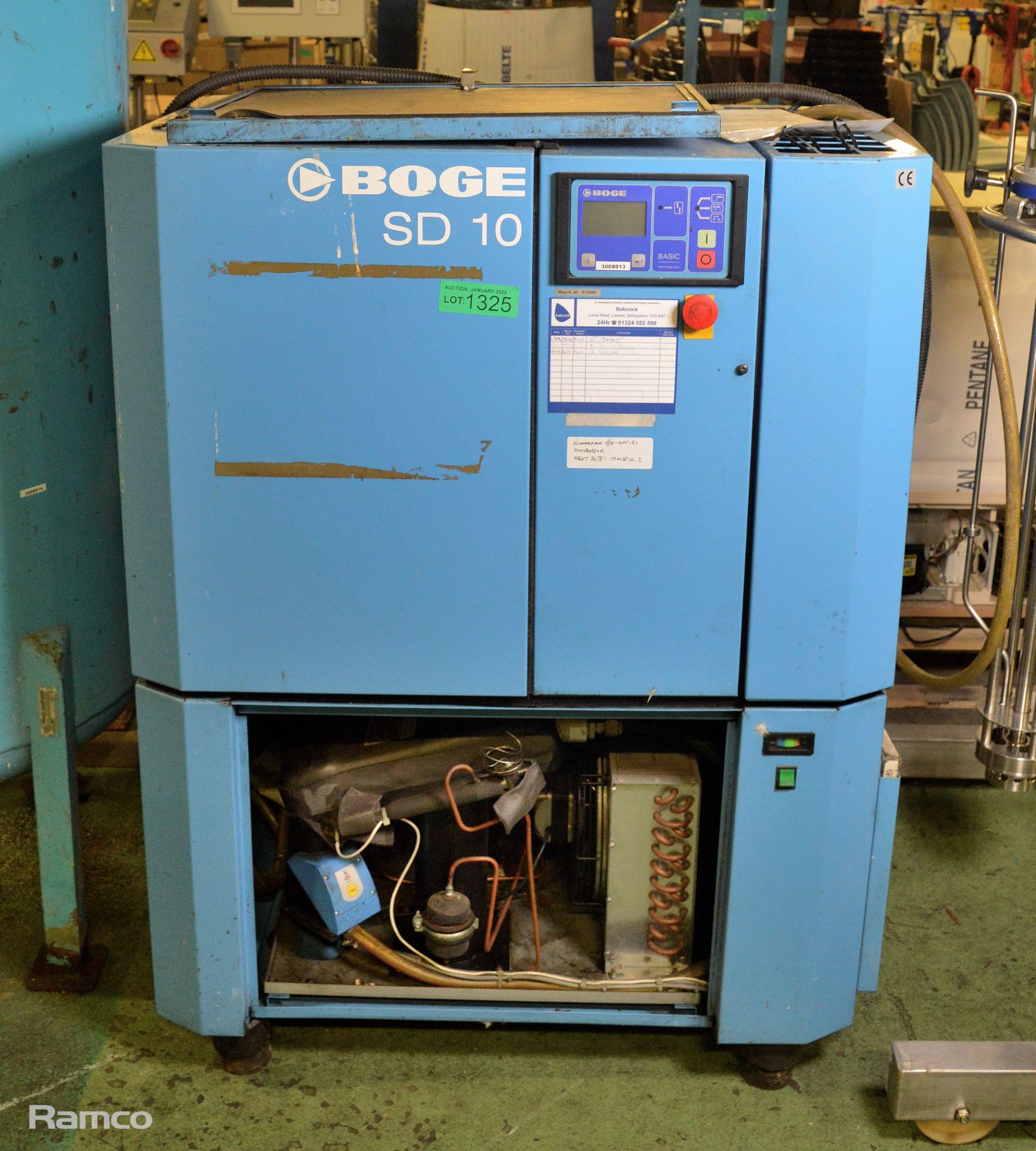 Boge SD10 industrial compressor