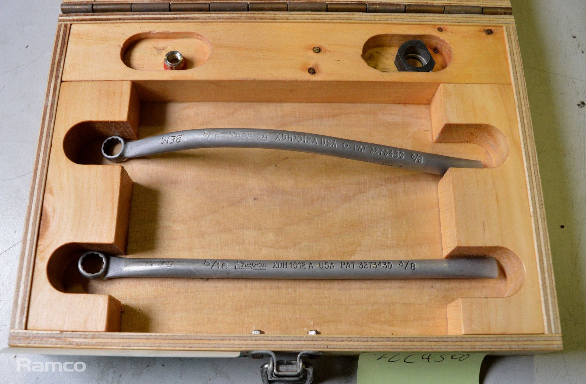 Snap-on Spanner Set In A Wooden Box - Image 2 of 4