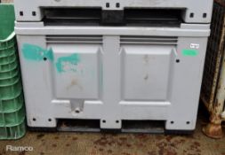 Plastic Container pallet - L1200 x W1000 x H850mm