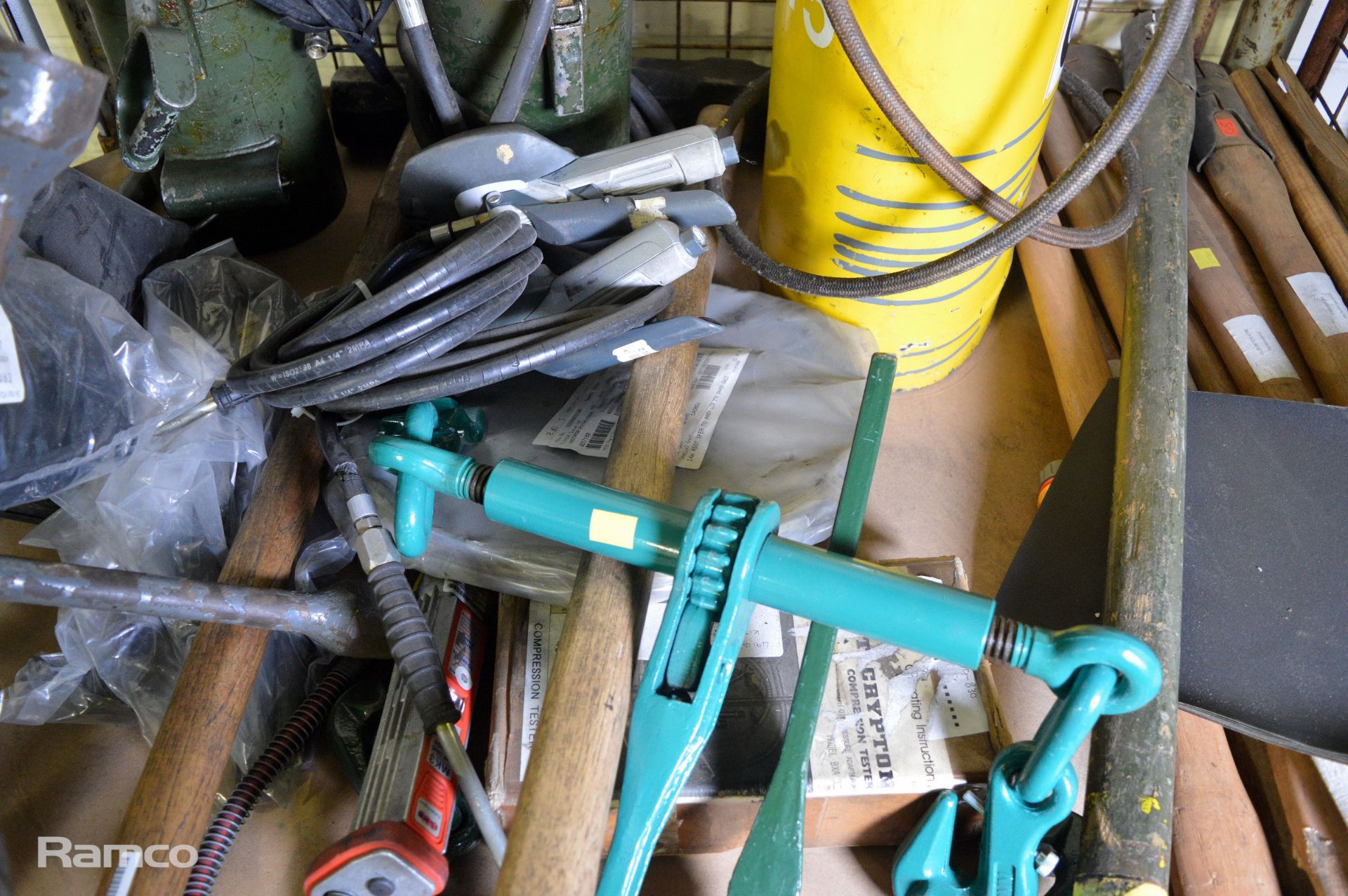 Various Hand Tools - Pick Handle, Wrench, Bandwheel Crypton Compression Tester Tool & more - Image 5 of 8