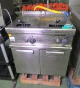 Electrolux Twin Basket Fryer - Gas - L700 x W720 x H950mm