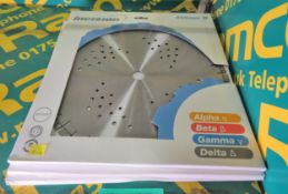 3x Incision AL10 Professional Diamond Blades Hard Materials 350mm