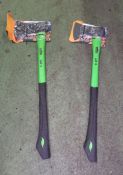 2x Charles Rose Florabest Axes - 1.9kg