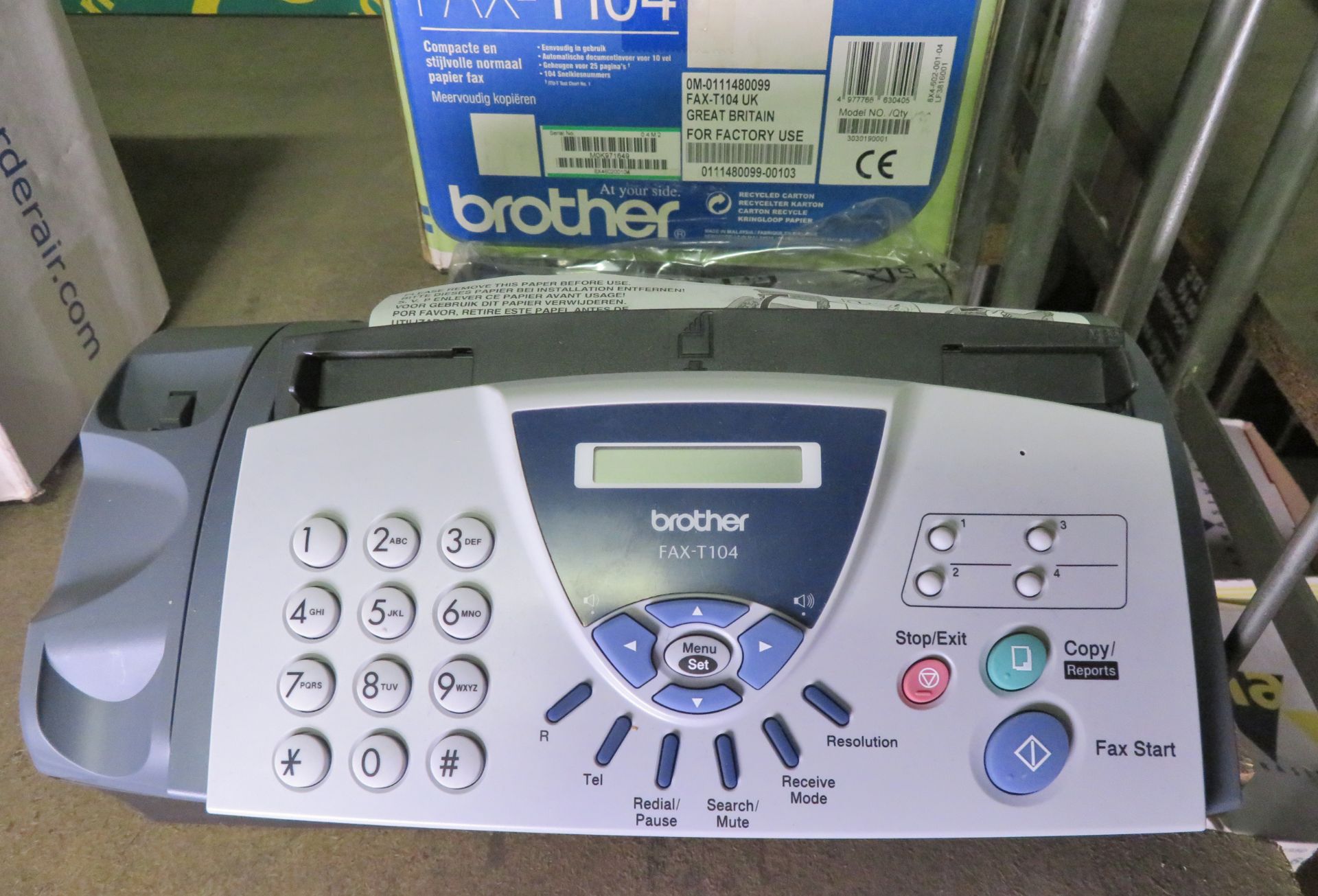 Brother Fax-T104 fax machine - Image 2 of 3
