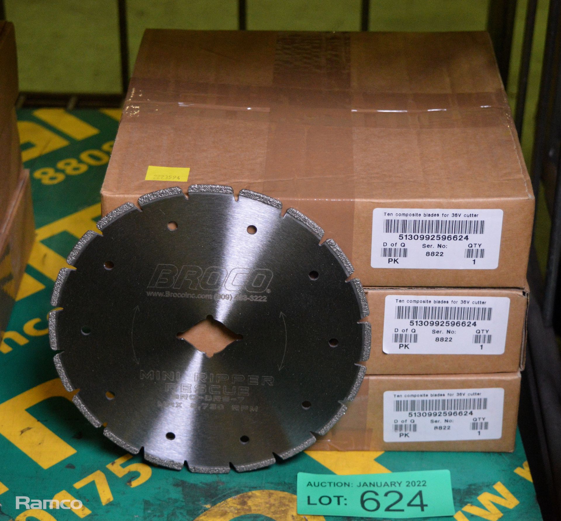 Broco Bro-DRS-7 Circular Saw Blades - 3 boxes - 10 blades per box