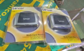 2x Lexar USB 2.0 multi card readers