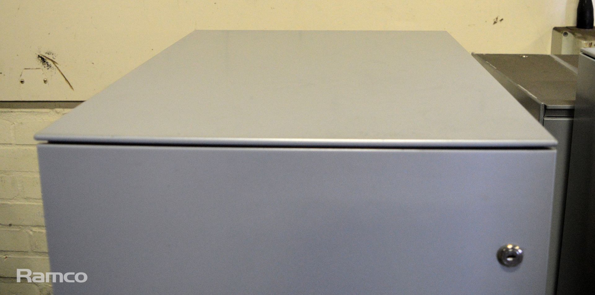 9x 3 Drawer Metal Desk Pedestals - L 560 W 420 X H 650mm - Image 5 of 5