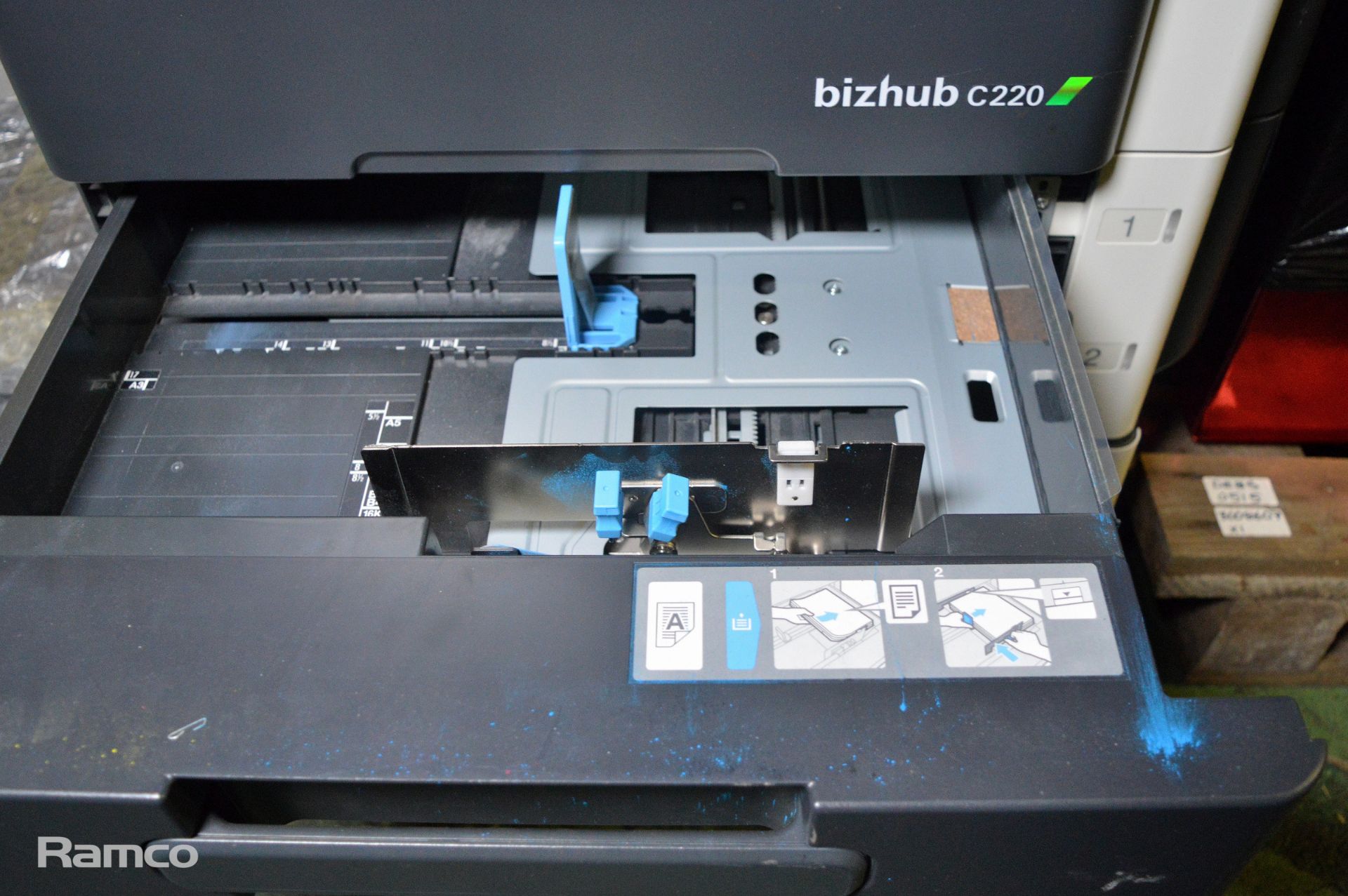 Konica Minolta Bizhub C220 Photocopier L 650mm x W 700mm x H 1150mm - Image 7 of 10